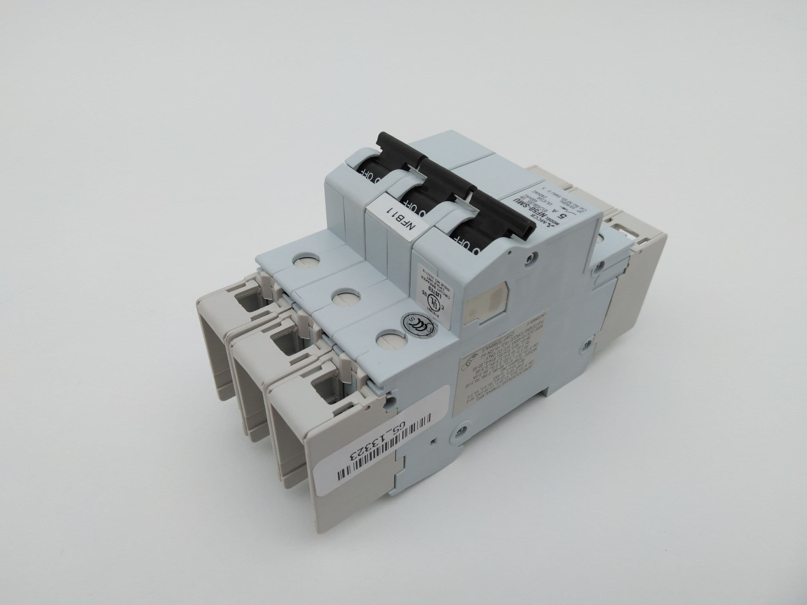 Mitsubishi Electric NF50-SMU3P5A Circuit Breaker, 5Amp, 3 Pole