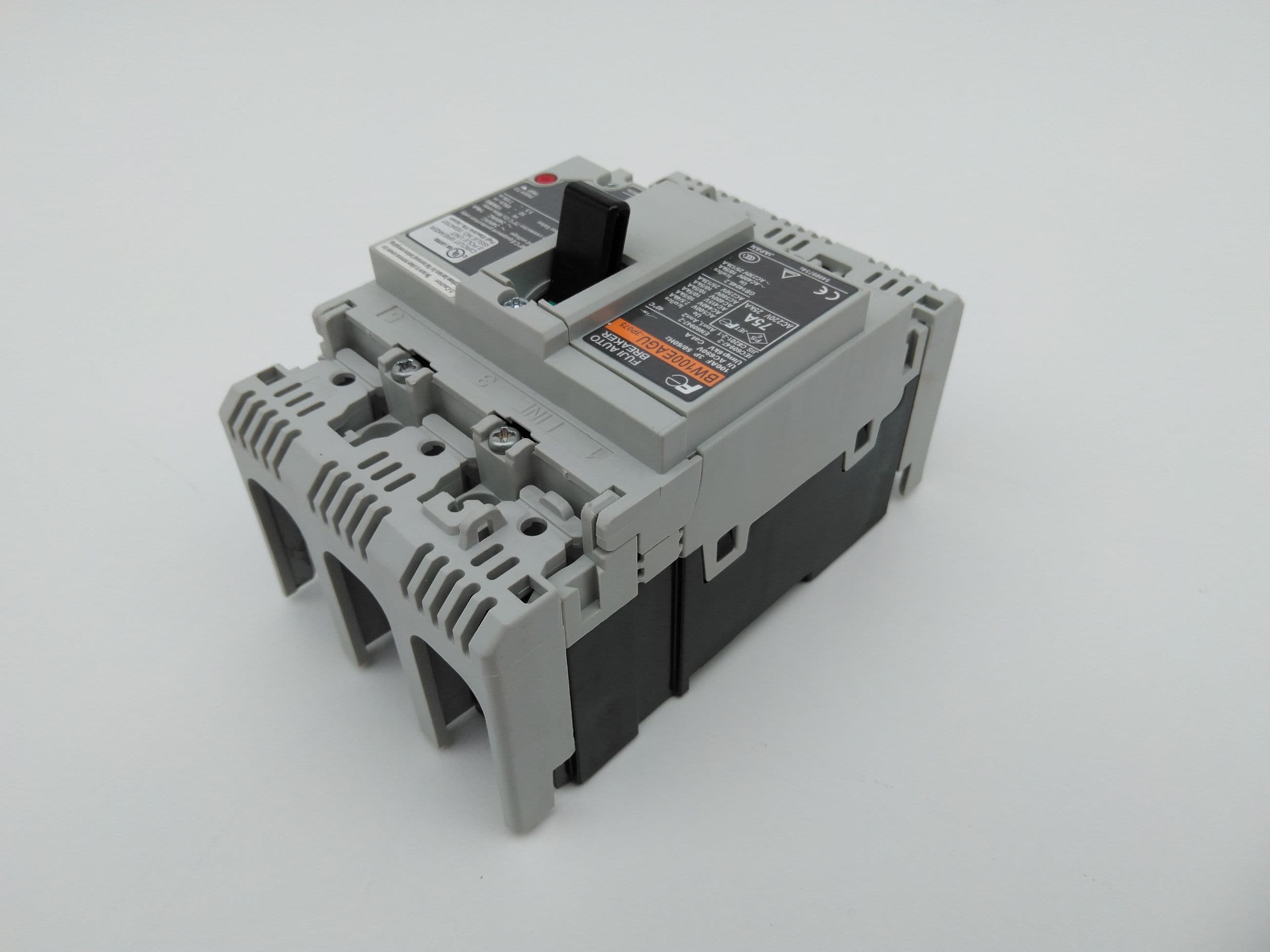 Fuji Electric BW100EAGU-3P075 Circuit Breaker Thermal Magnetic 3P, 75A