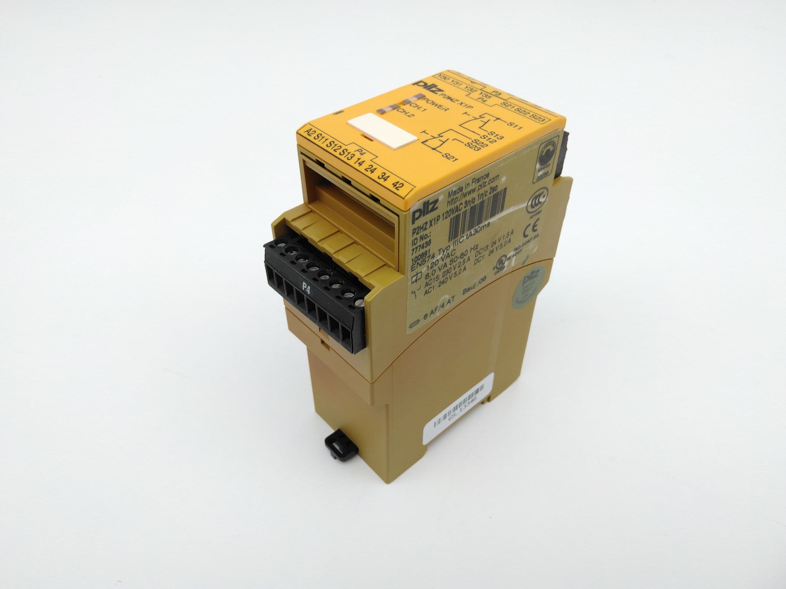 Pilz P2HZ X1P, 777436 Two-hand Control Unit Safety Relay