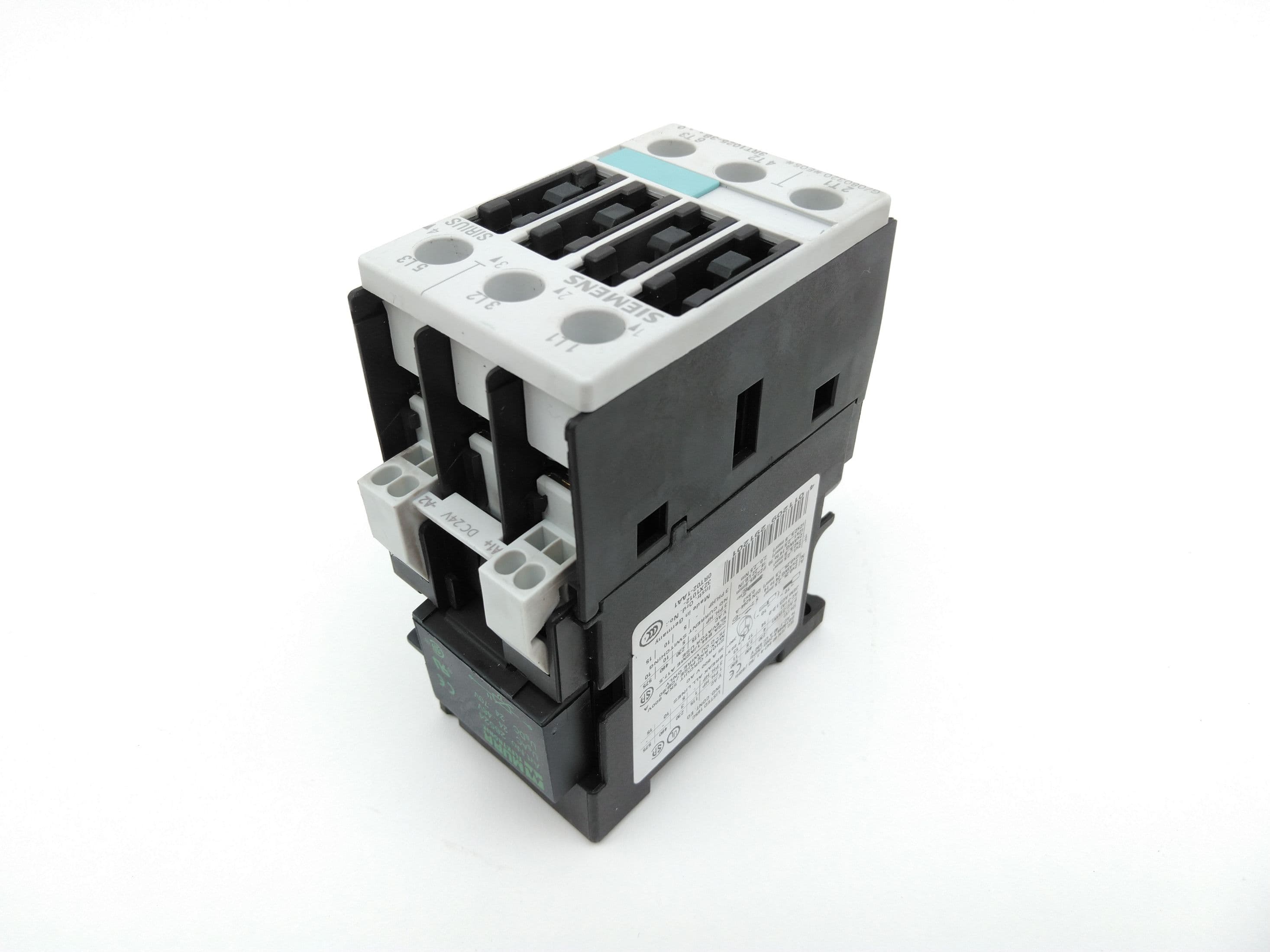 Siemens 3RT1025-3B Contactor w/ Murr Elektronik 26524