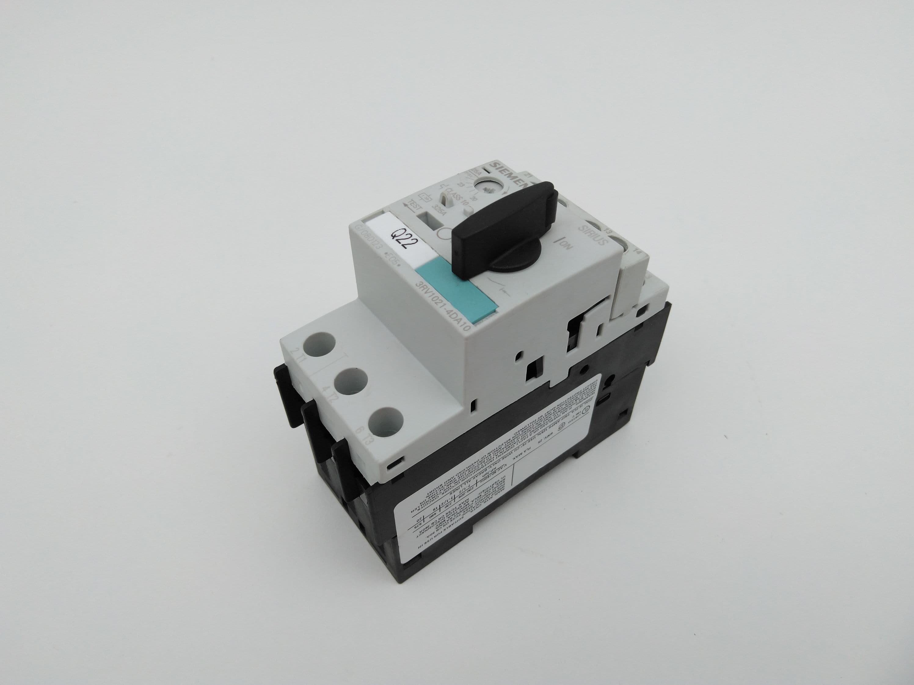 Siemens 3RV1021-4DA10 Motor Protection Circuit Breaker