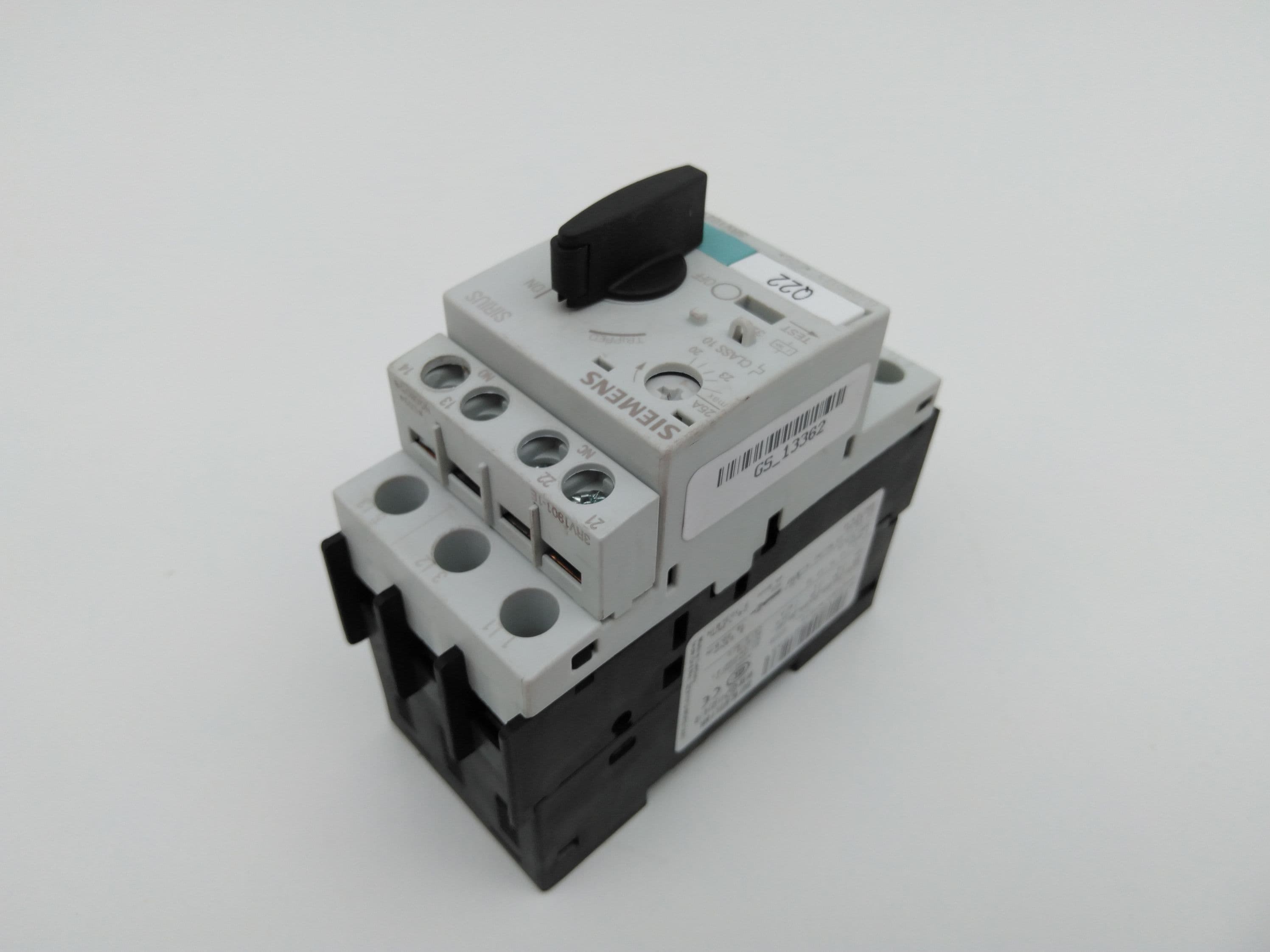 Siemens 3RV1021-4DA10 Motor Protection Circuit Breaker