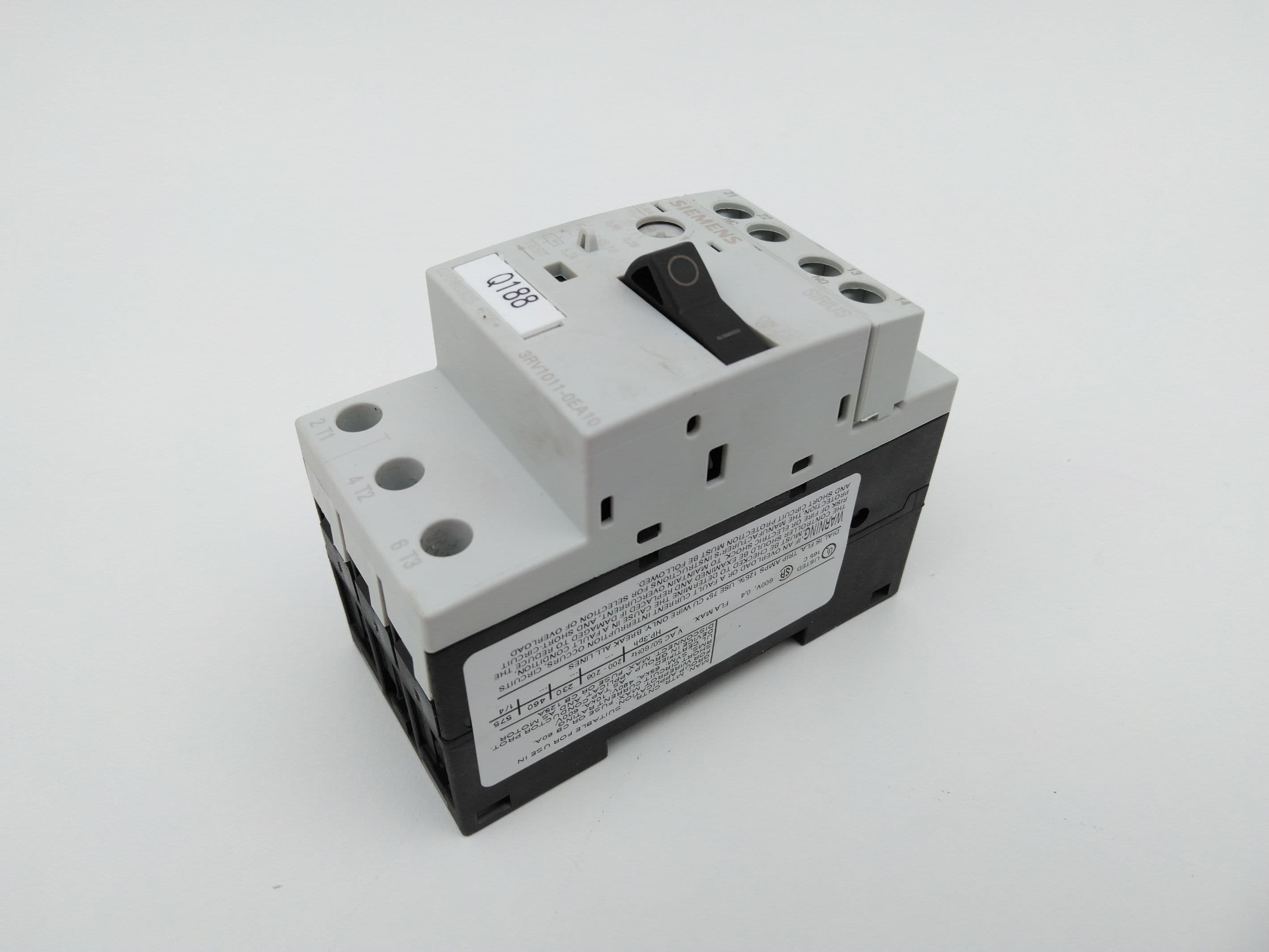Siemens 3RV1011-0EA10 Motor Protection Circuit Breaker