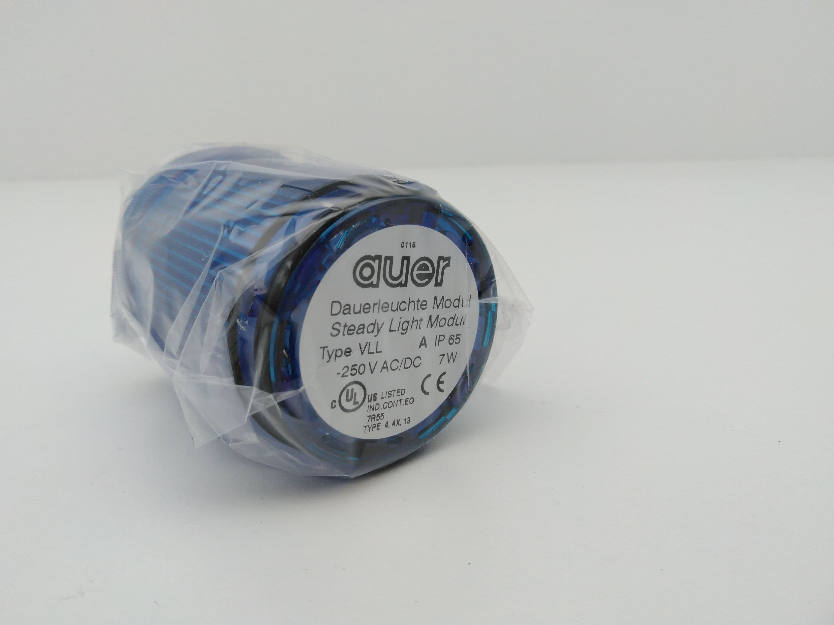 Auer 750005900 250V AC/DC Blue Steady Light Module