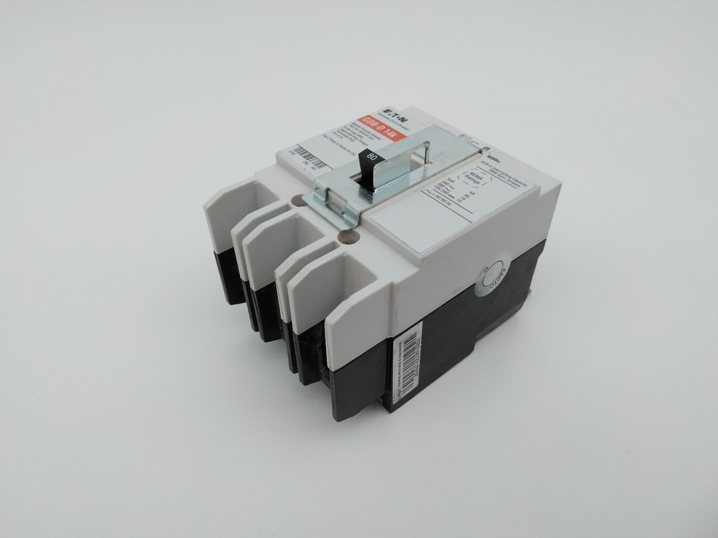 Eaton GDB-D14k 80Amp Panel Board Circuit Breaker