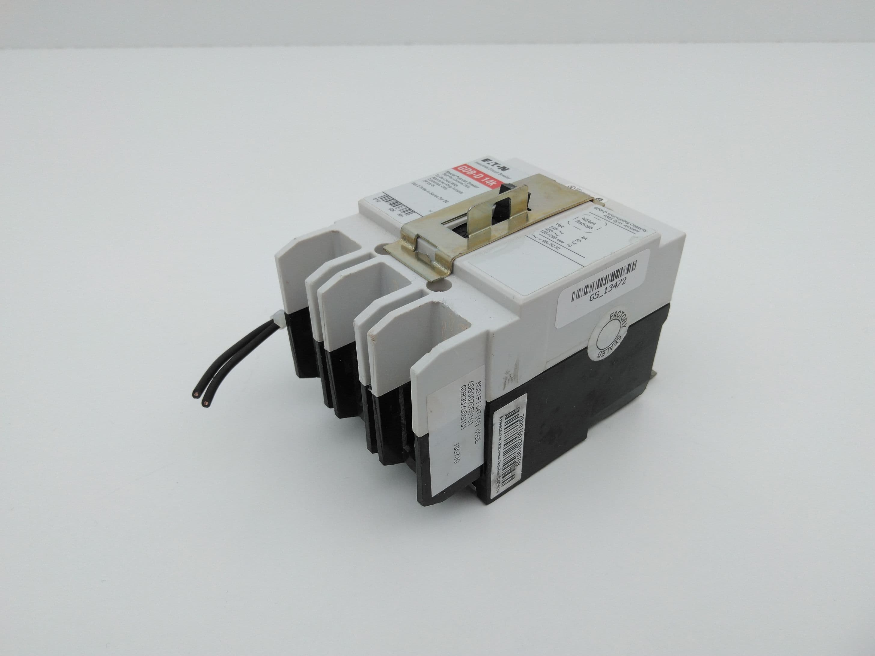 Eaton GDB3070DS101 70A 3P Shunt Trip Circuit Breaker