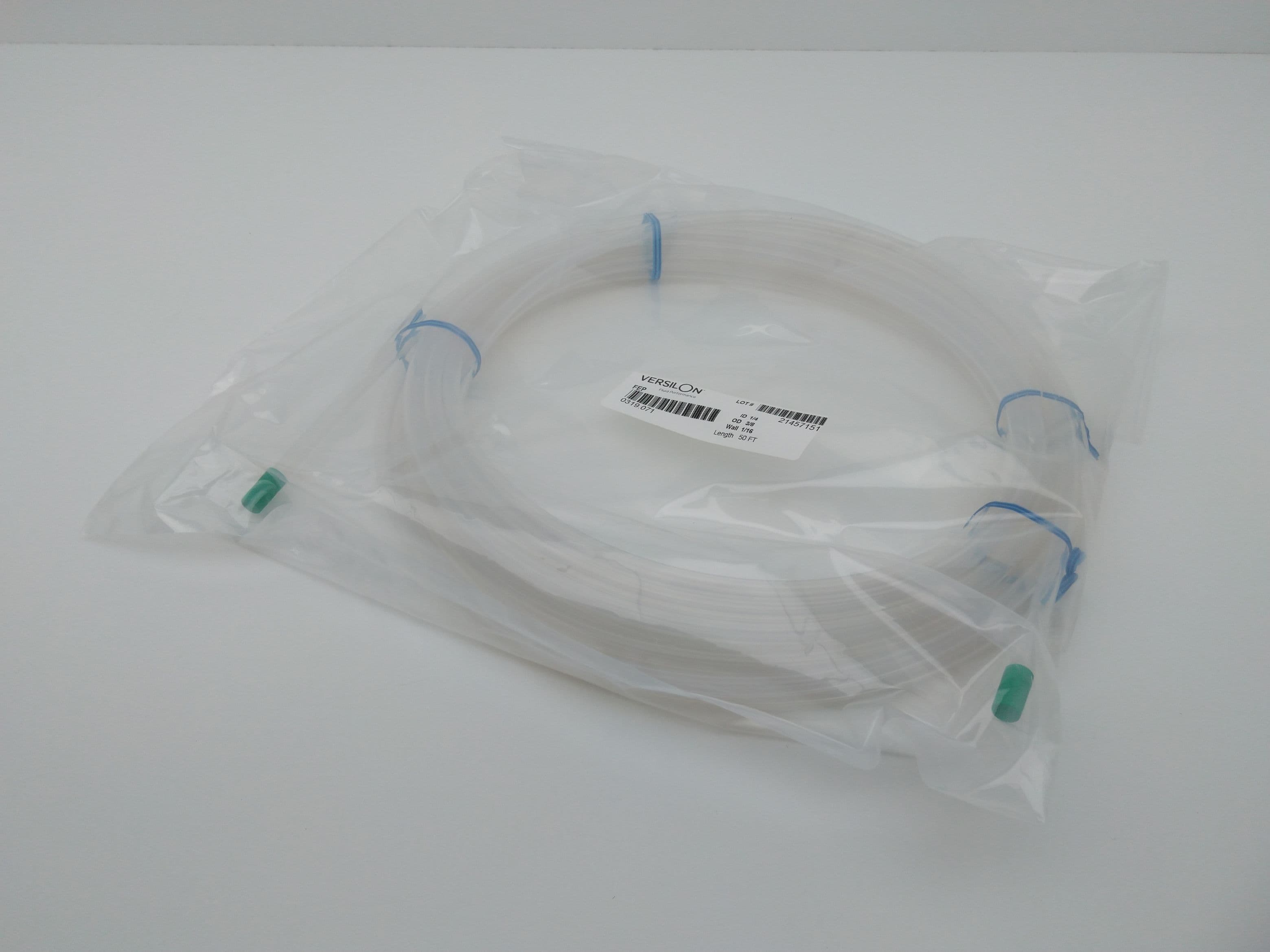 Versilon Saint-Gobain TSFE14-0375-062-50 ID 1/4in X 3/8in OD 50Ft FEP Tubing