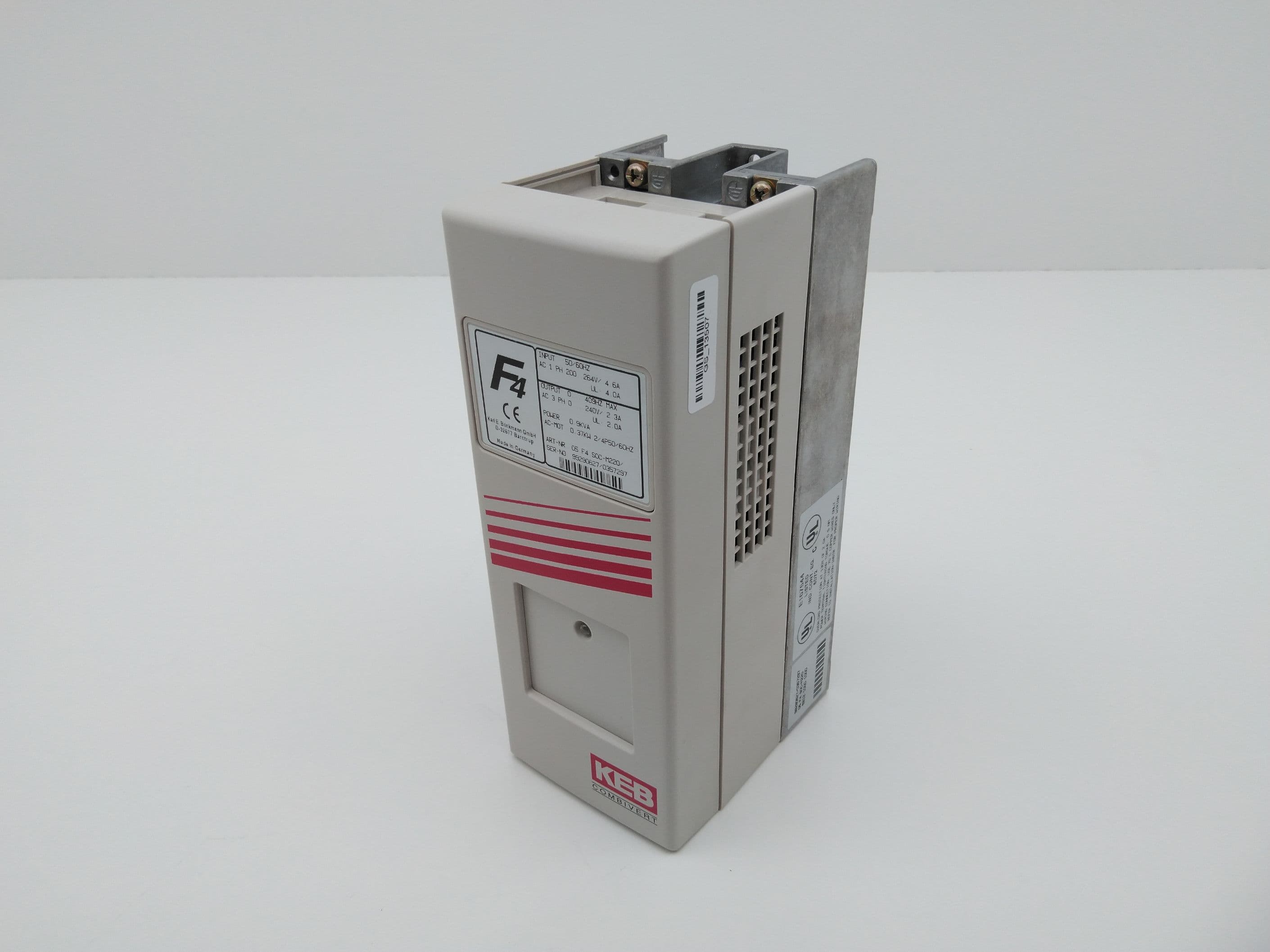 Karl E Brinkmann GMBH, KEB 05.F4.S0C-M220 0.37KW Combivert Inverter Drive
