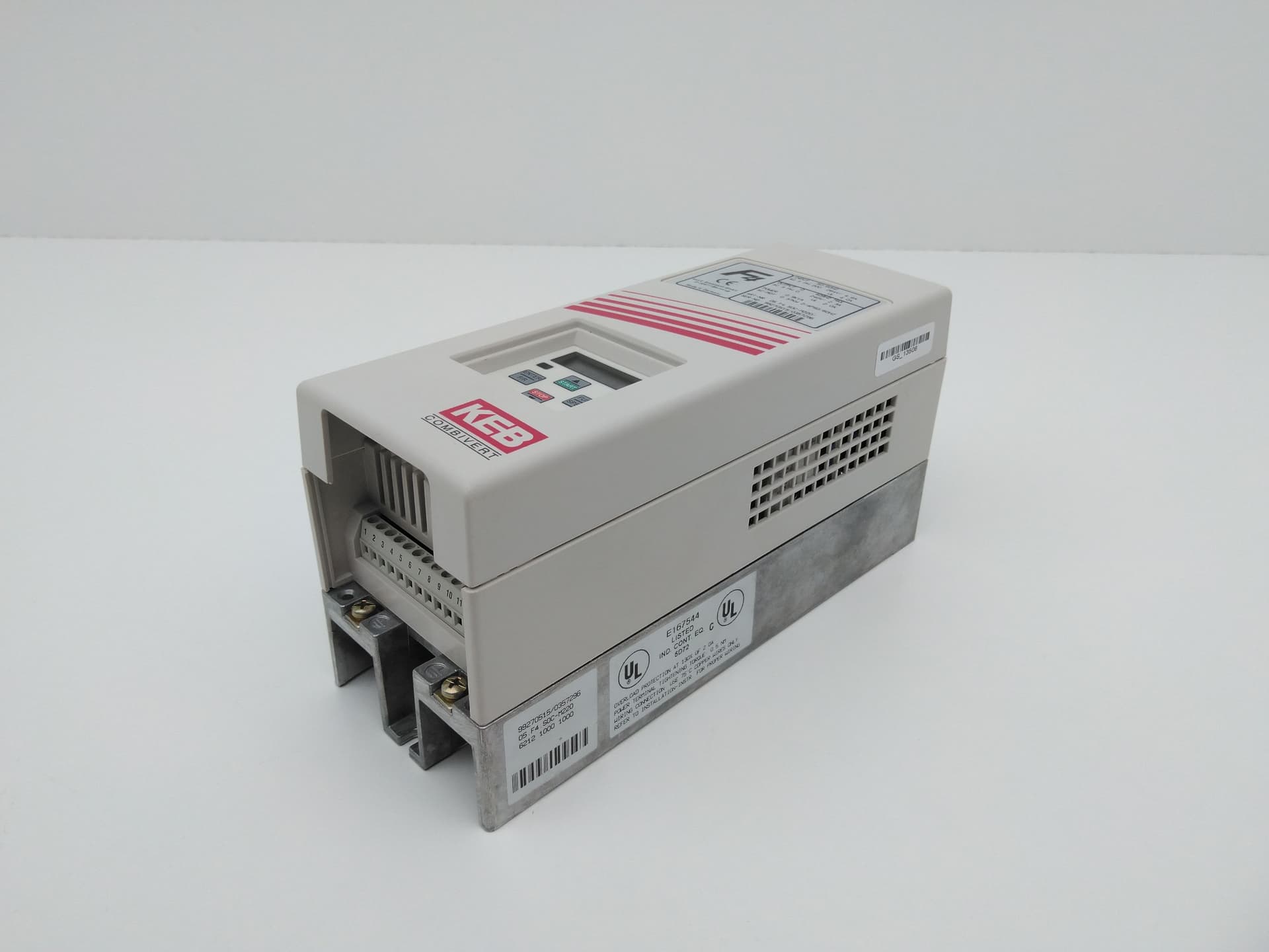 Karl E Brinkmann GMBH, KEB 05.F4.S0C-M220 0.37KW Combivert Inverter w/ Op Panel