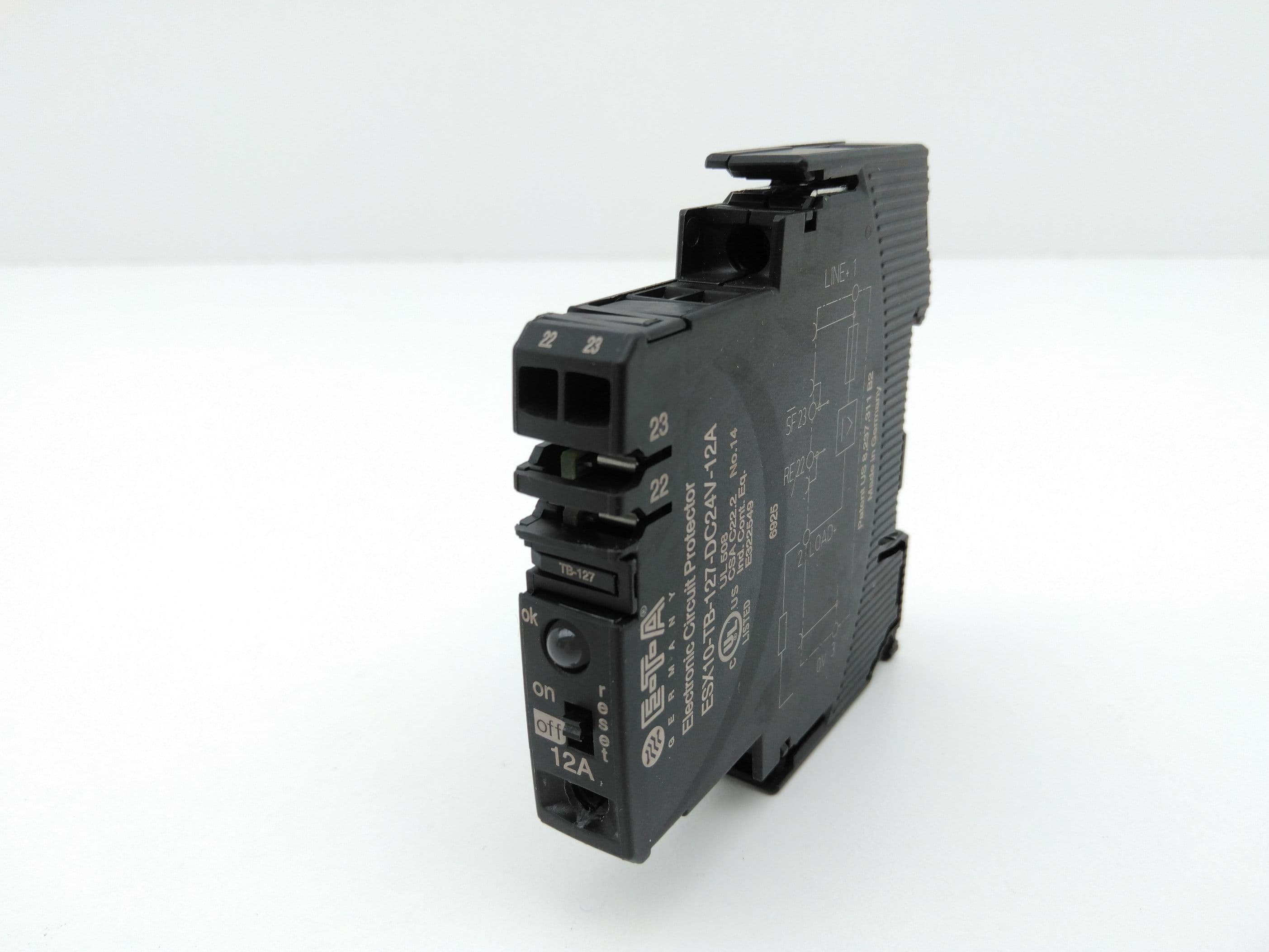 E-T-A ESX10-TB-127-DC24V-12A Electronic Circuit Protector