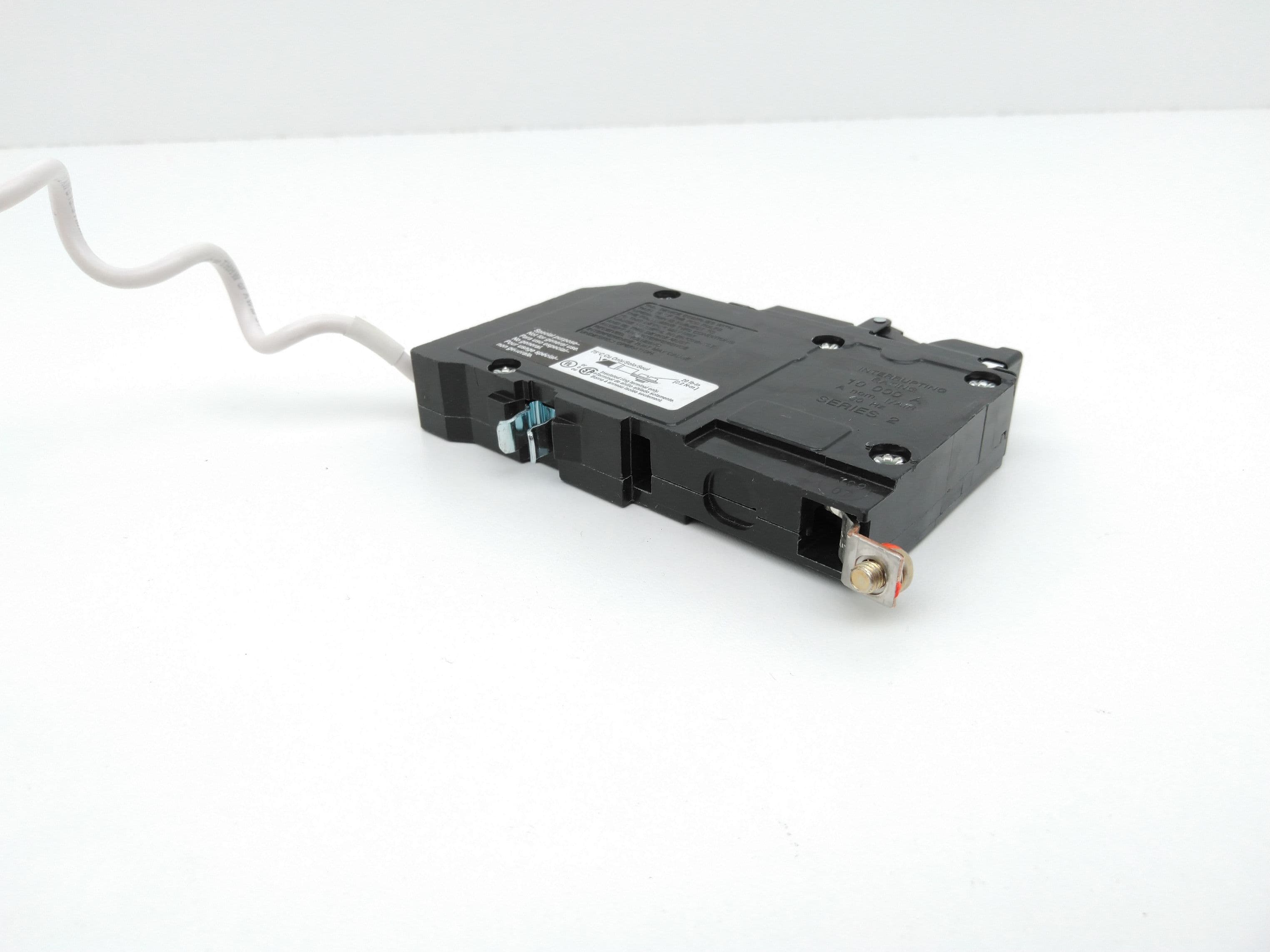 Square D QOB115GFI Circuit Breaker, Type-QOB, 15A, 120VAC, 1P, 10kA, GFCI