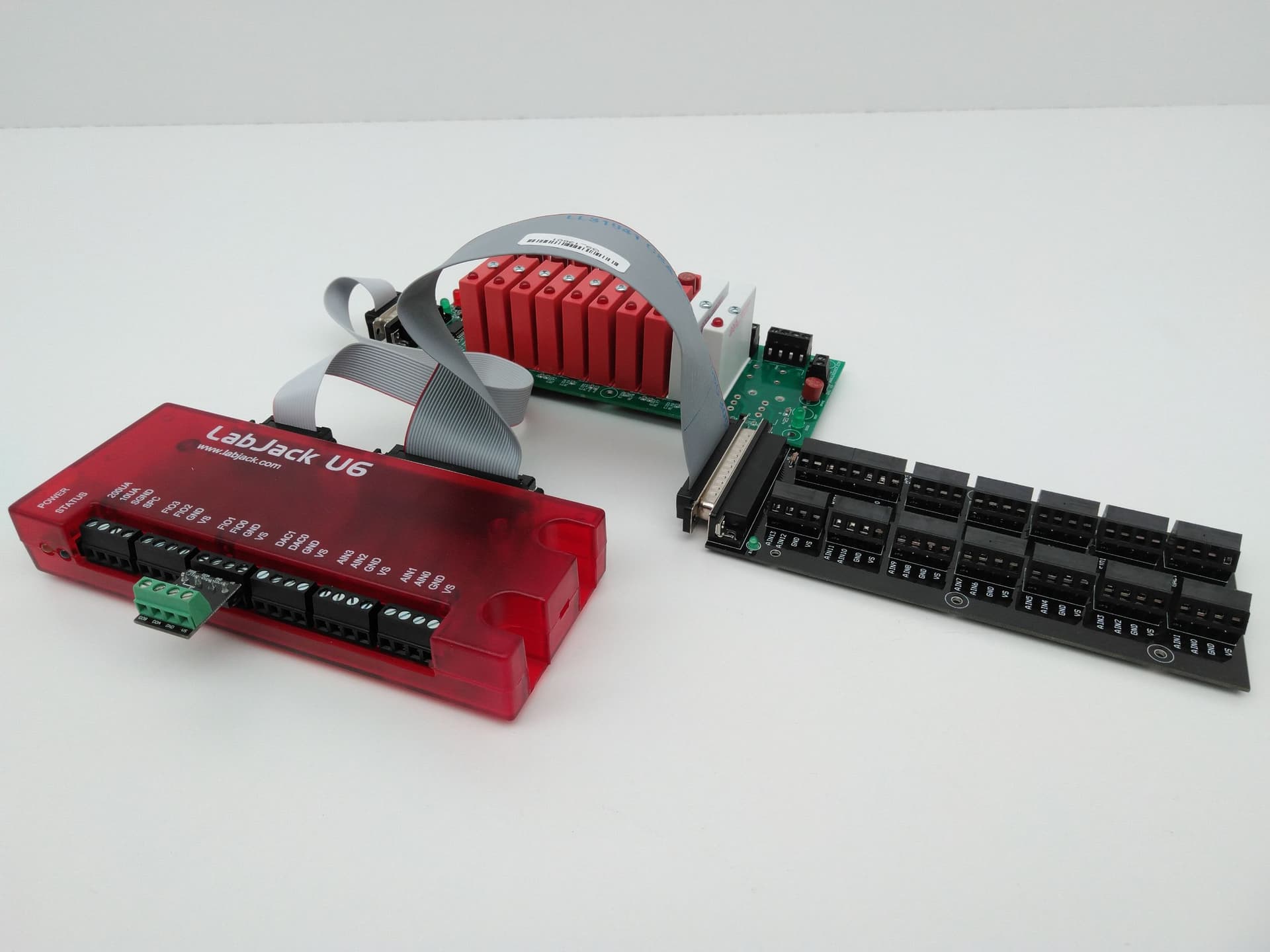 LabJack U6 Precision USB Multifunction DAQ/RB12 Relay Board/CB37 Terminal Board