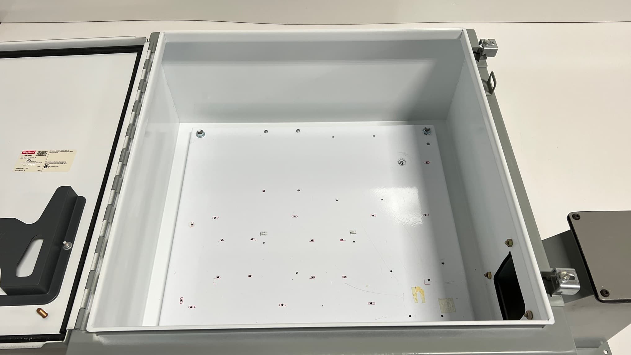 Hoffman Model A242410LP F44WT Steel Enclosure with 4" x 4" T