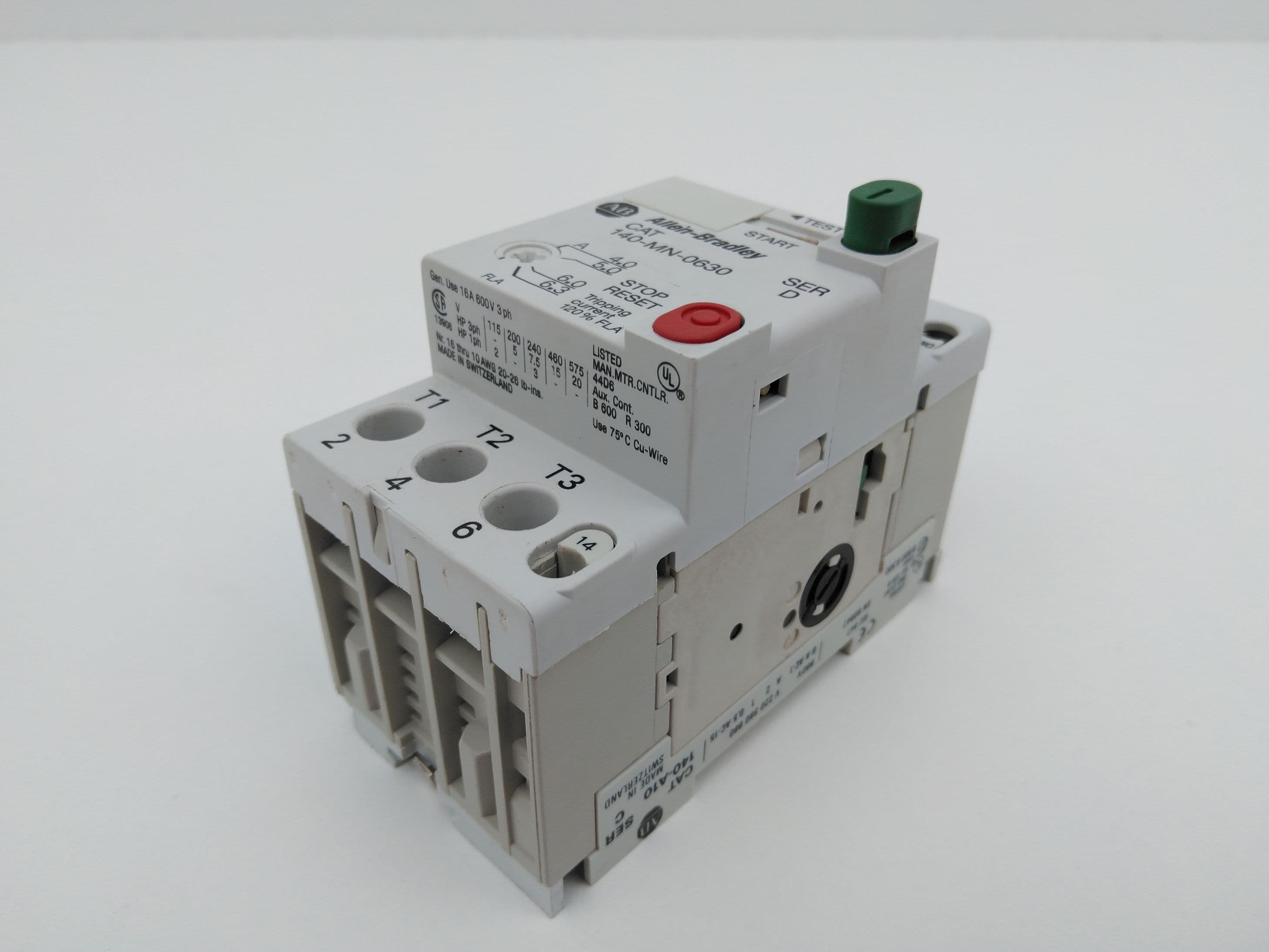 Allen-Bradley 140-MN-0160 Manual Motor Starter 1A-1.6A