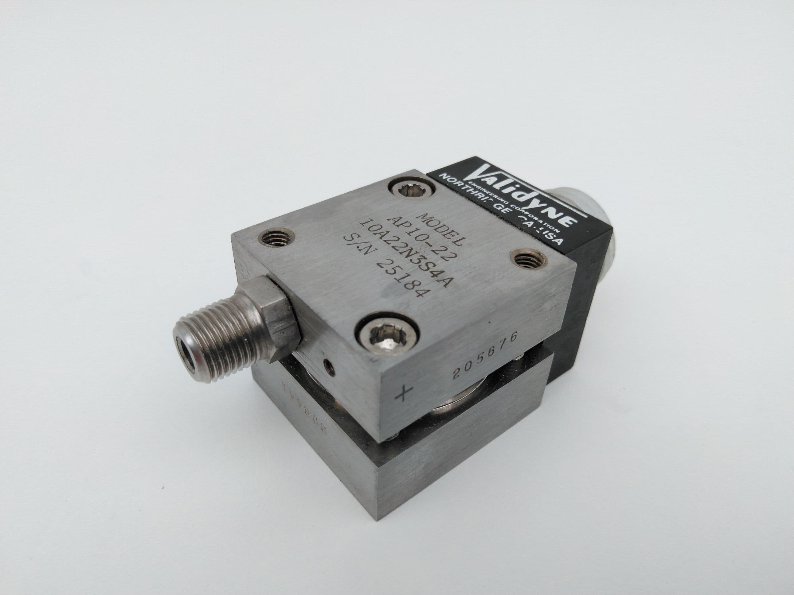 Validyne AP10--22 Absolute Pressure Transducer, 0.125PSI, 10.Torr