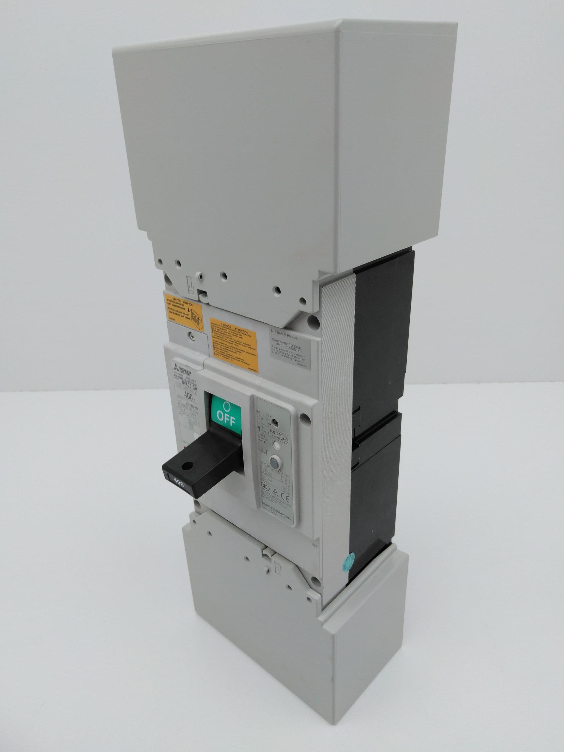 Mitsubishi NV400-SWU3 400B Circuit Breaker 400A, 3P w/ Ground Fault Protection