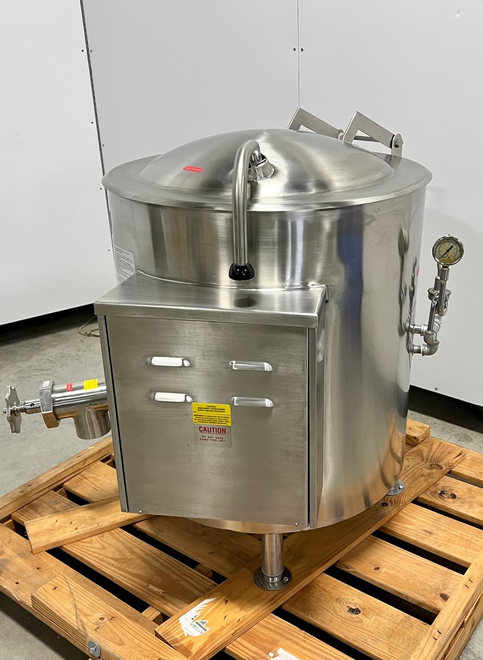 Legion Ind. HEC-30-MSSB Insulated Self Contained Electric Kettle, 30Gallon