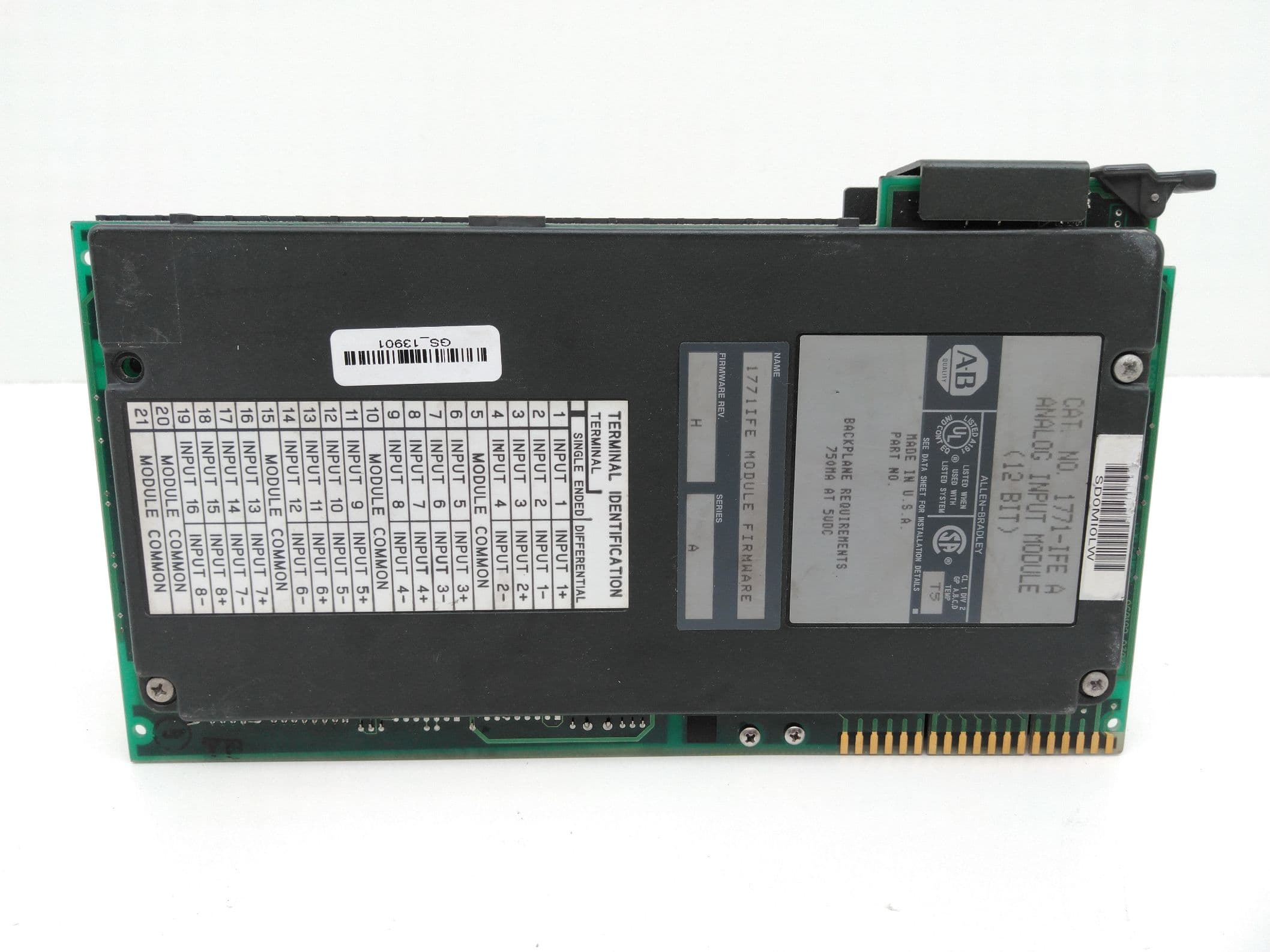 Allen-Bradley 1771-IFE A Analog Input Module 12 Bit