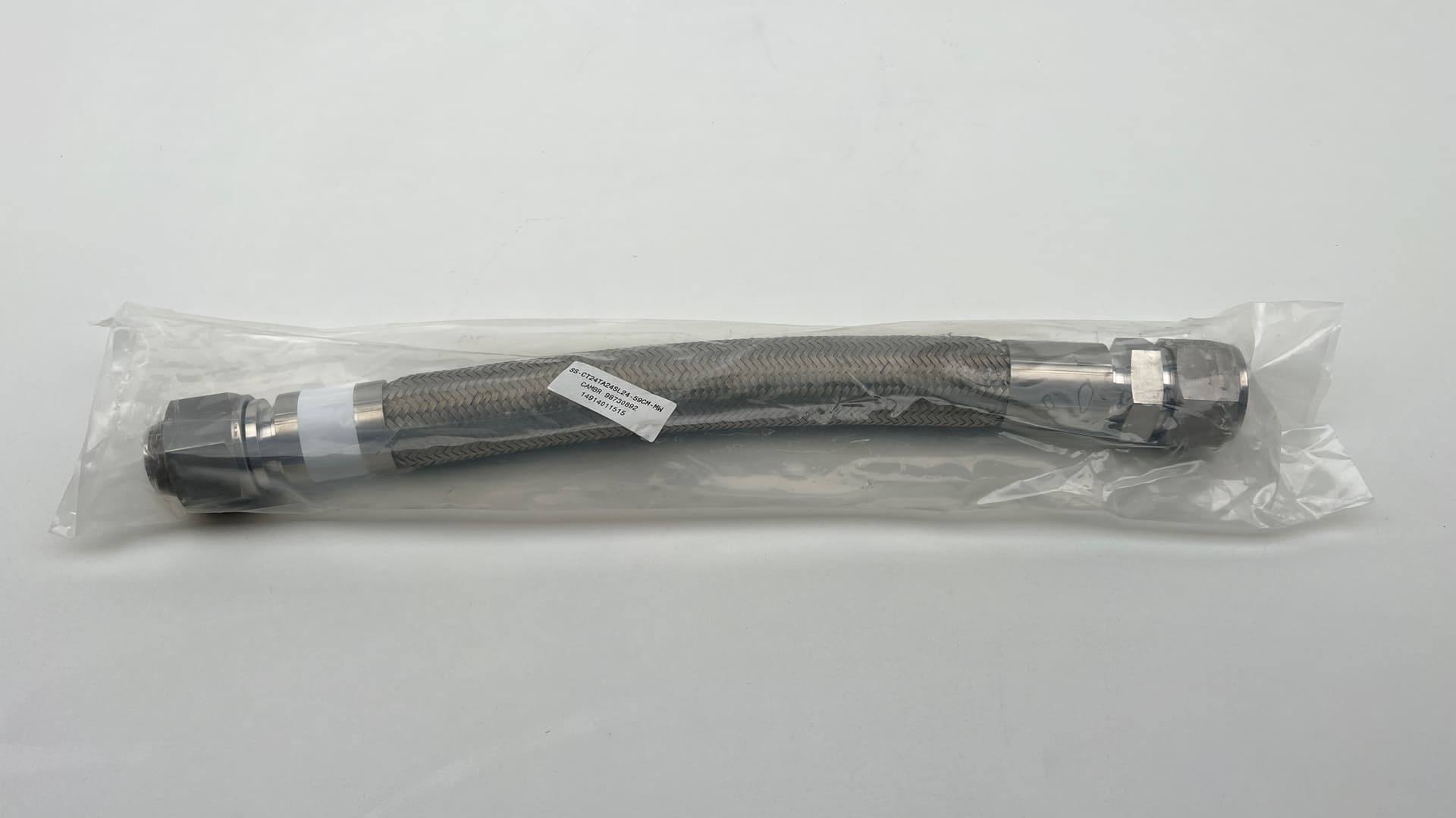 Swagelok SS-CT24TA24SL24-59CM-MW 1.5" C Series PTFE Hose, 59 CM Long
