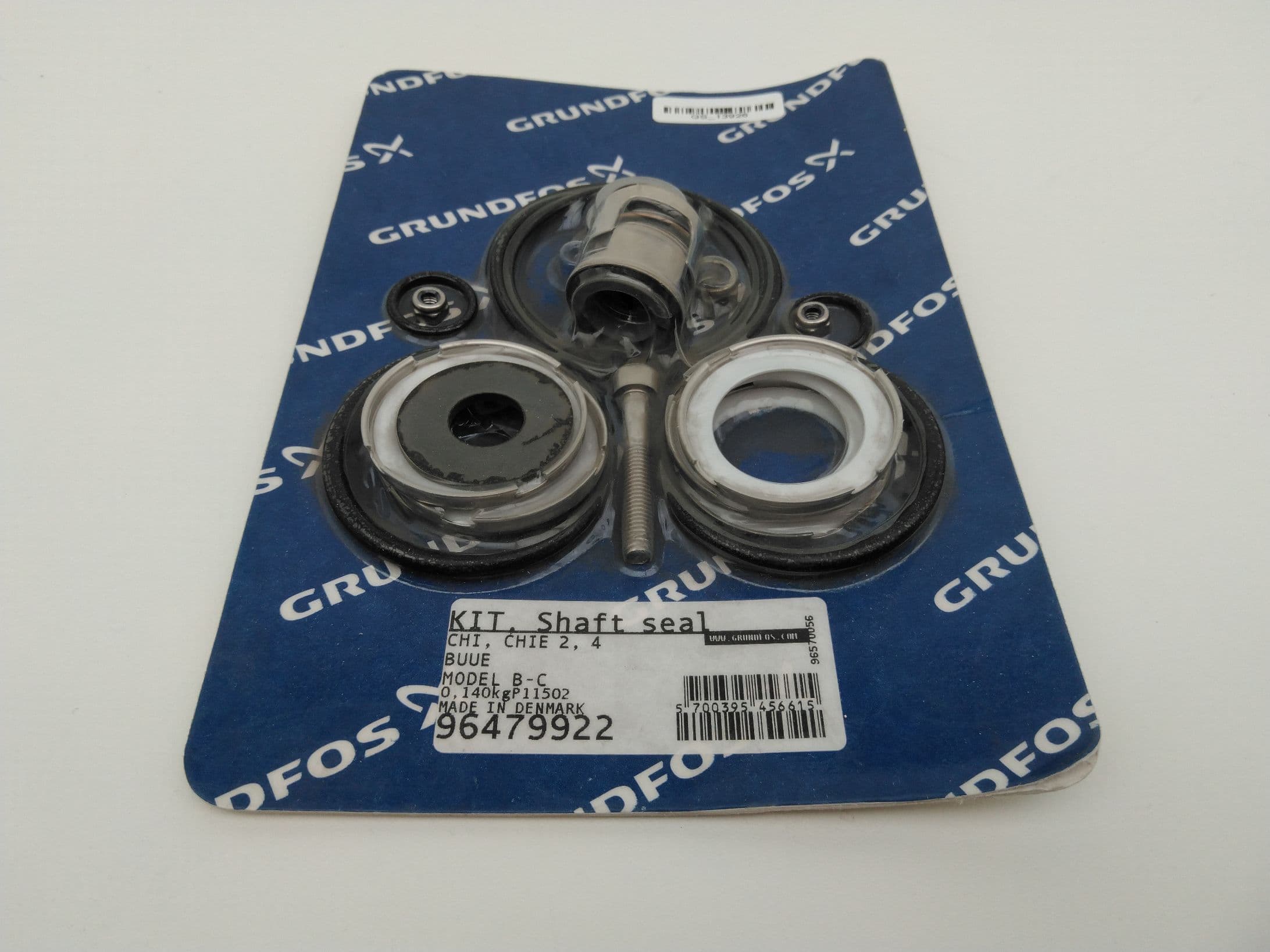 Grundfos 96479922, CHI, CHIE 2,4 BUUE Model B-C Shaft Seal Kit