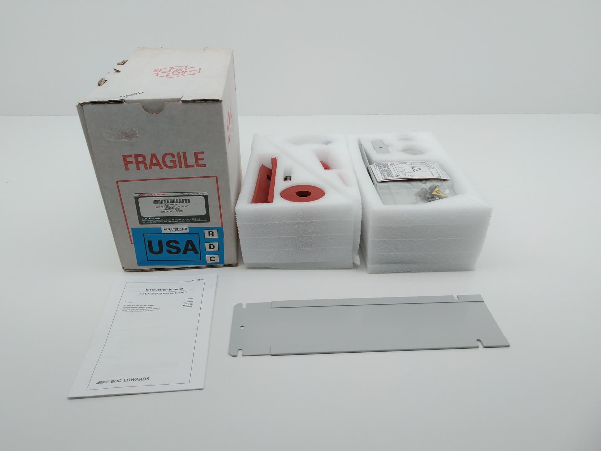 BOC Edwards A50746000 IXG ELB Check Valve Kit