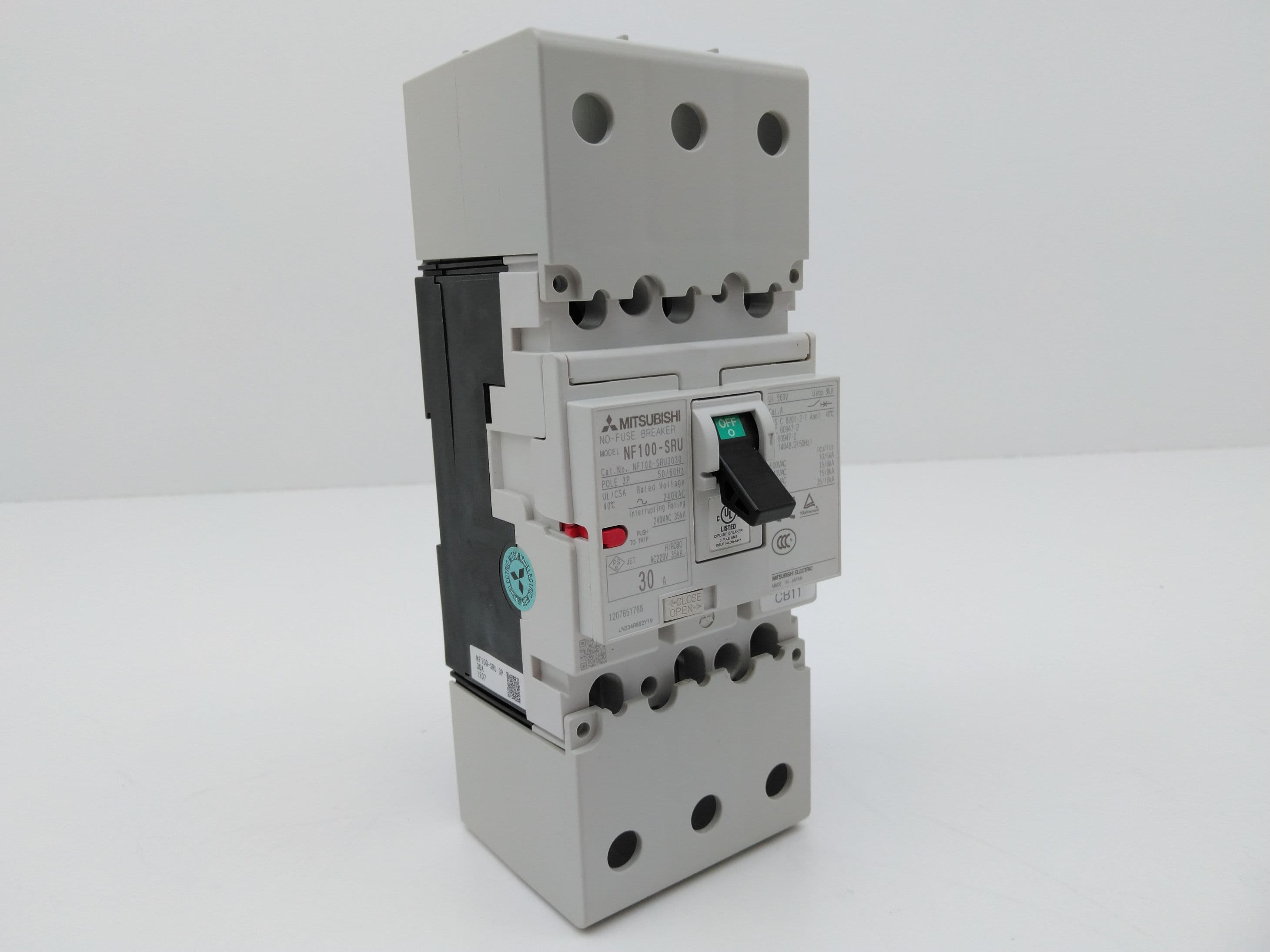 Mitsubishi NF100-SRU3030 Circuit Breaker, 30A