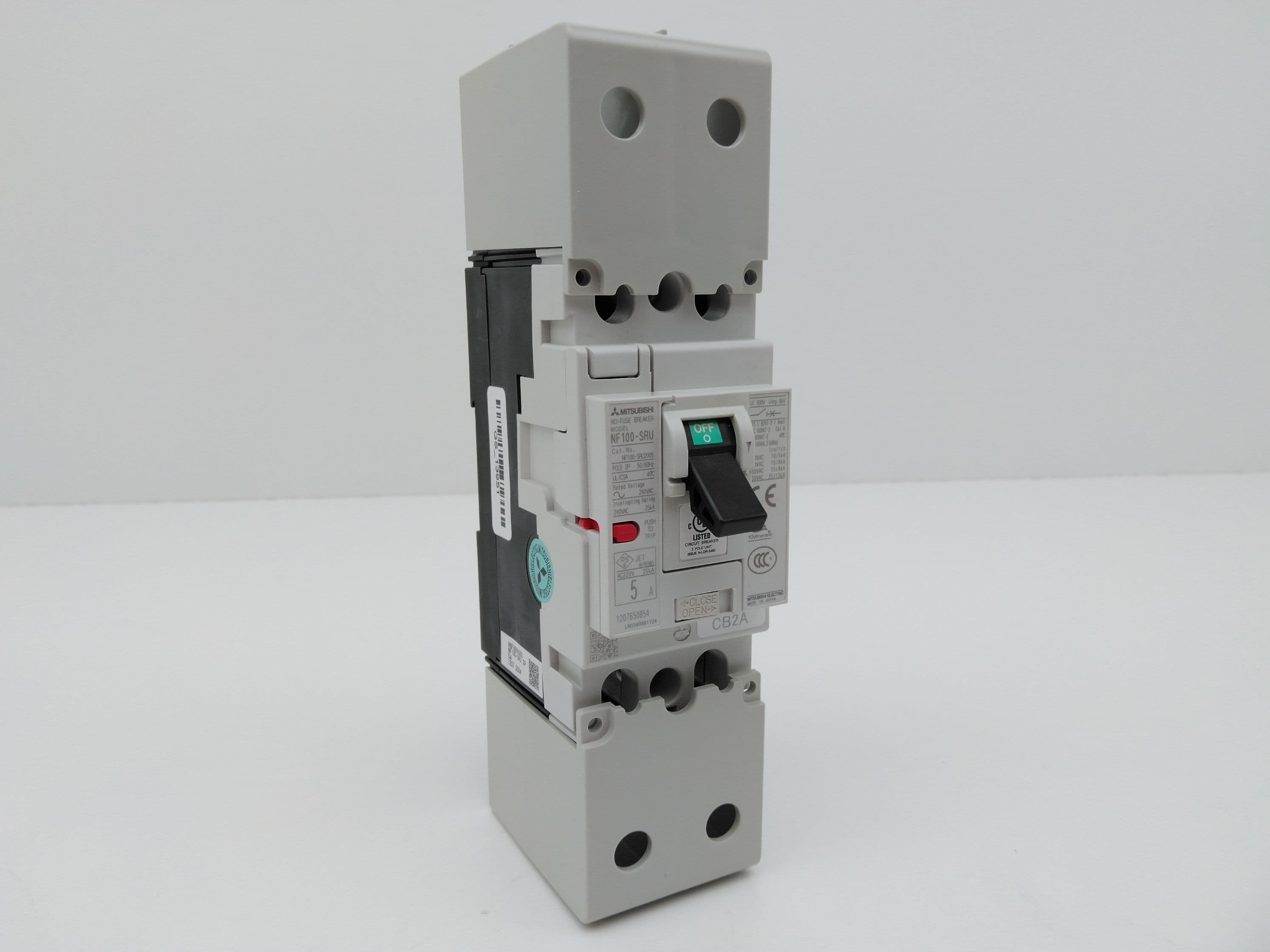 Mitsubishi NF100-SRU2005 5A No-Fuse Circuit Breaker