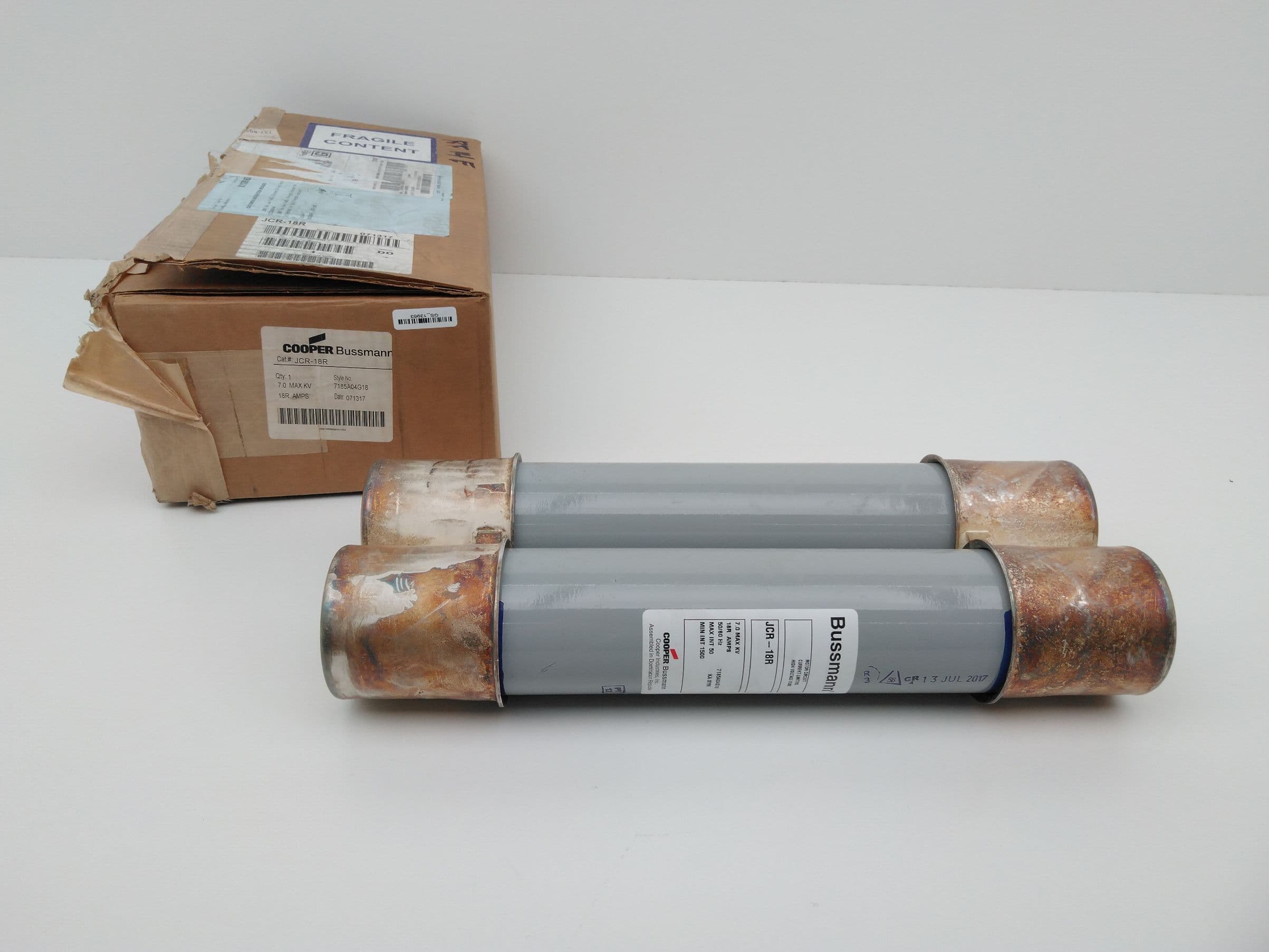 Eaton Cooper Bussmann JCR-18R Fuse 7.0kV 9R M/S