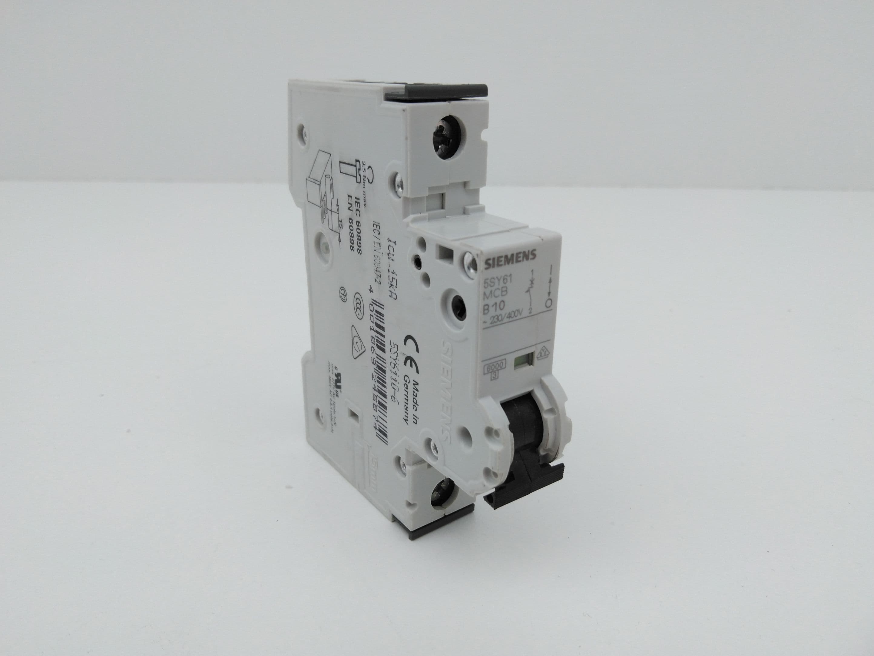 Siemens 5SY6110-6 MCB B10 Circuit Breaker