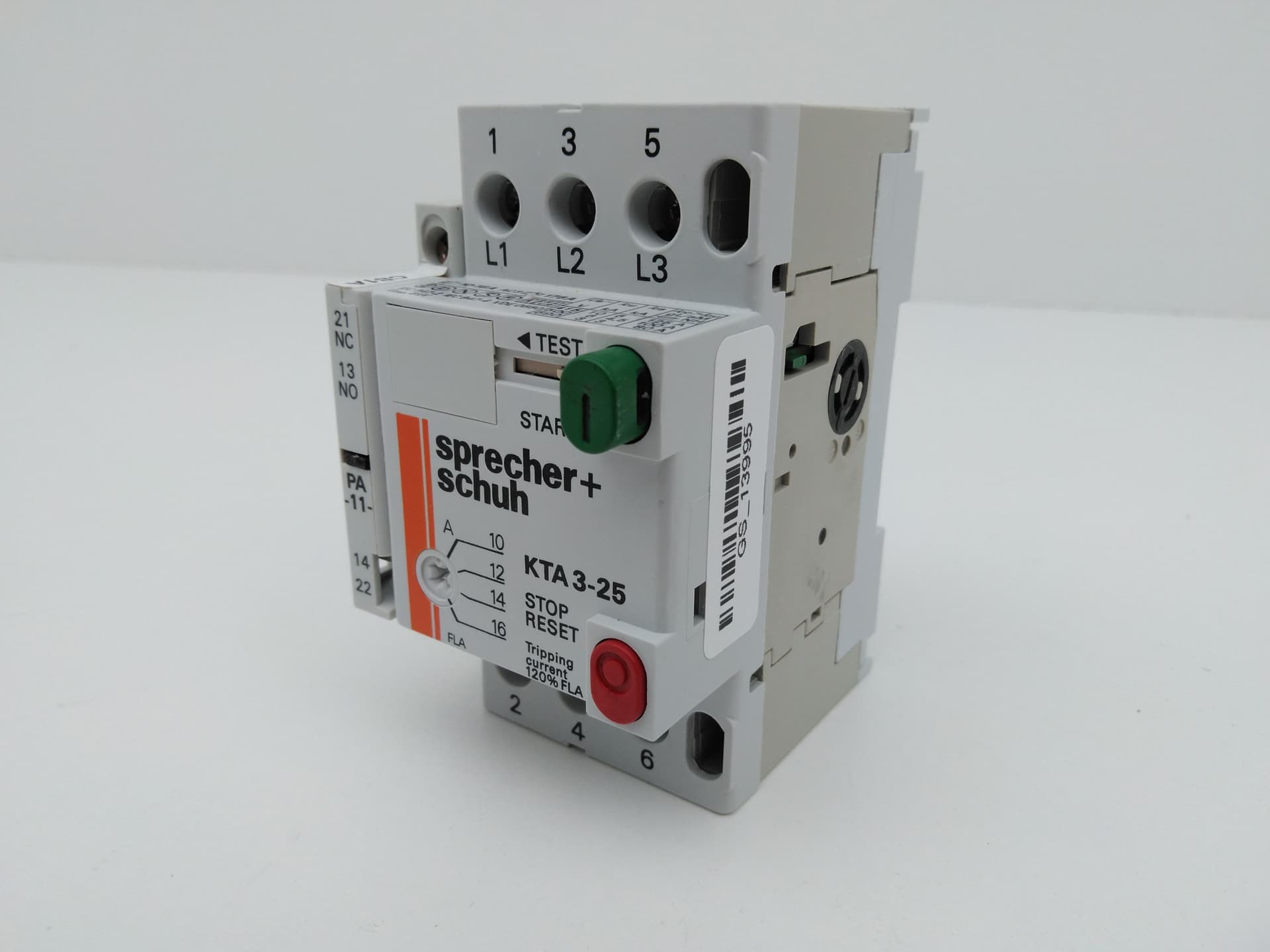 Sprecher + Schuh KTA3-25 w/ KT3-25-PA-11 Motor Starter