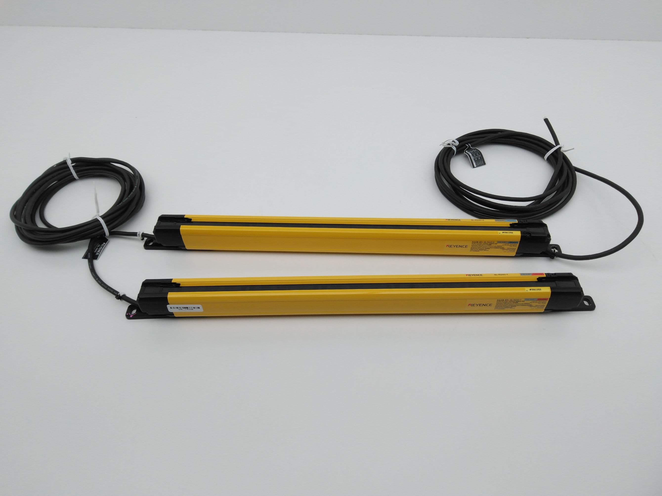 Keyence GL-R24H-R GL-R24H-T Receiver and Transmitter Safety Light Curtain Set