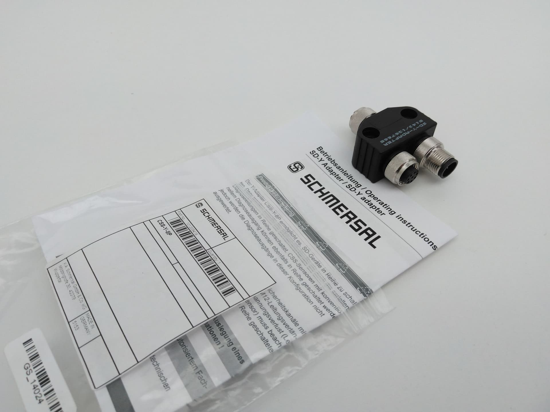Schmersal CSS-Y-8P / 101209416 Y-Adaptor