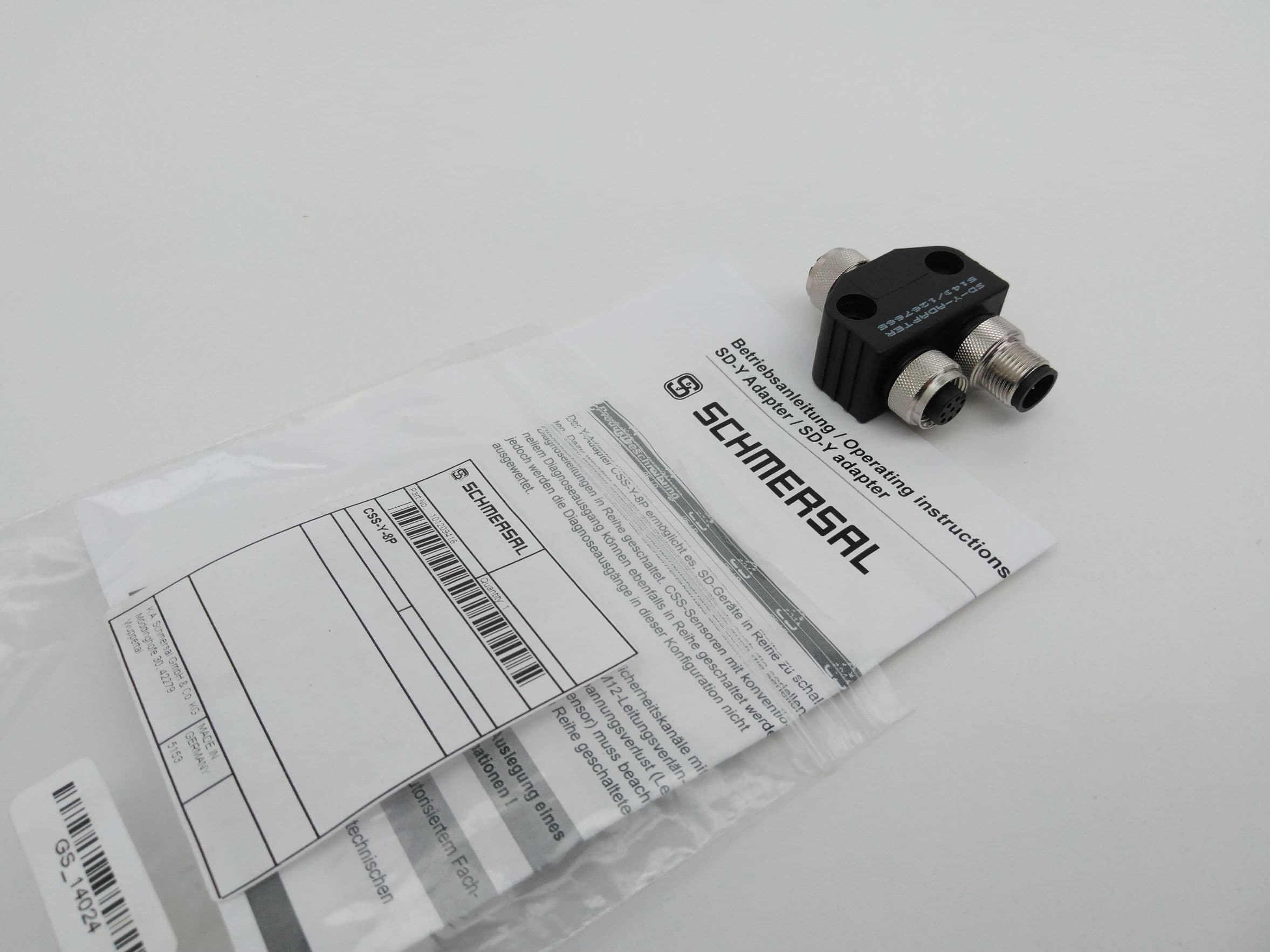 Schmersal CSS-Y-8P / 101209416 Y-Adaptor