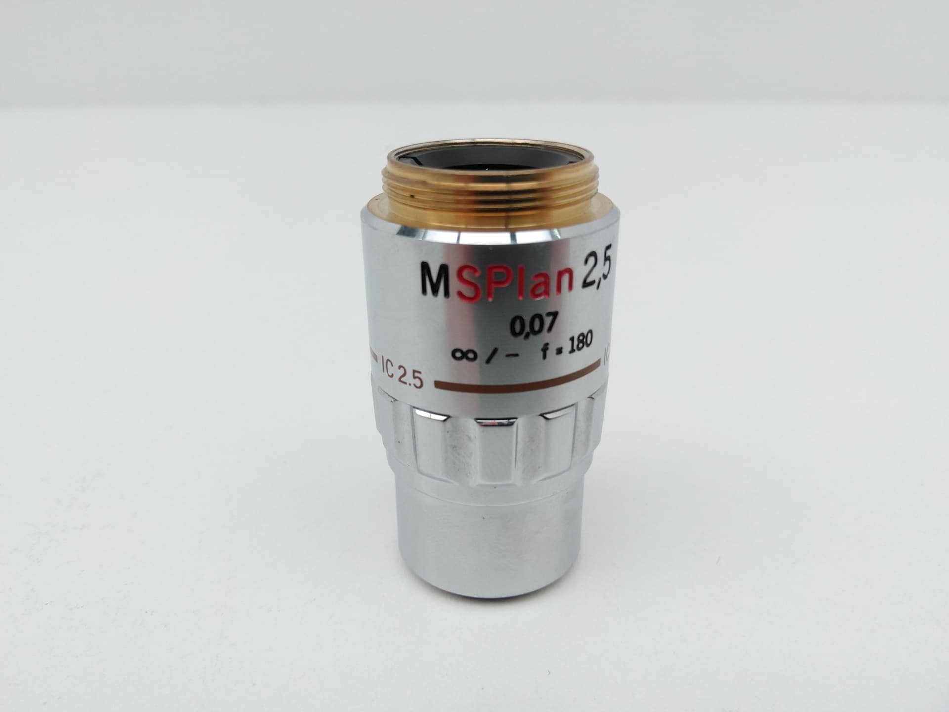 Olympus MSPlan 2.5x/0.07NA BF Objective