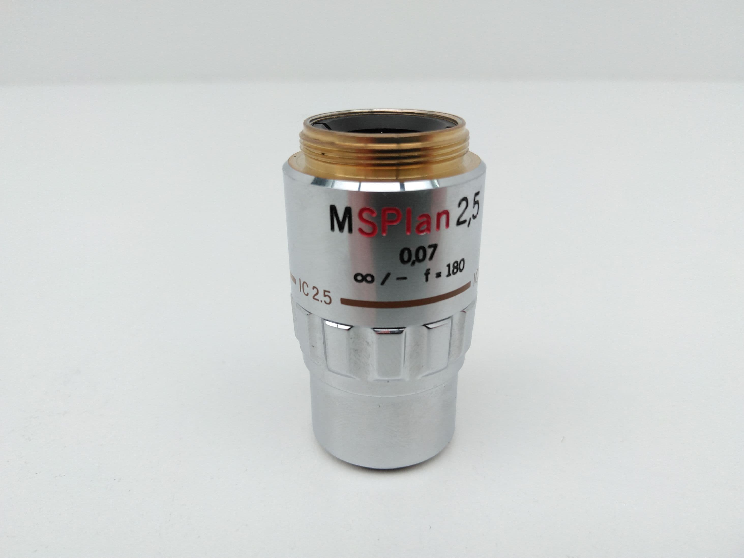 Olympus MSPlan 2.5x/0.07NA BF Objective