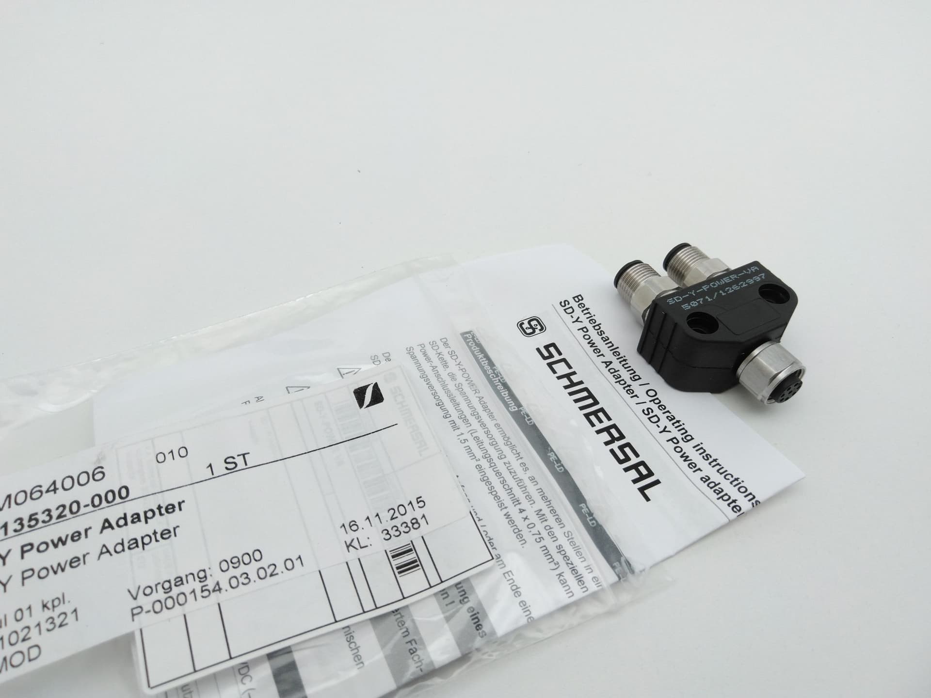 Schmersal SD-Y-POWER VA / 103009362 Power Adapter