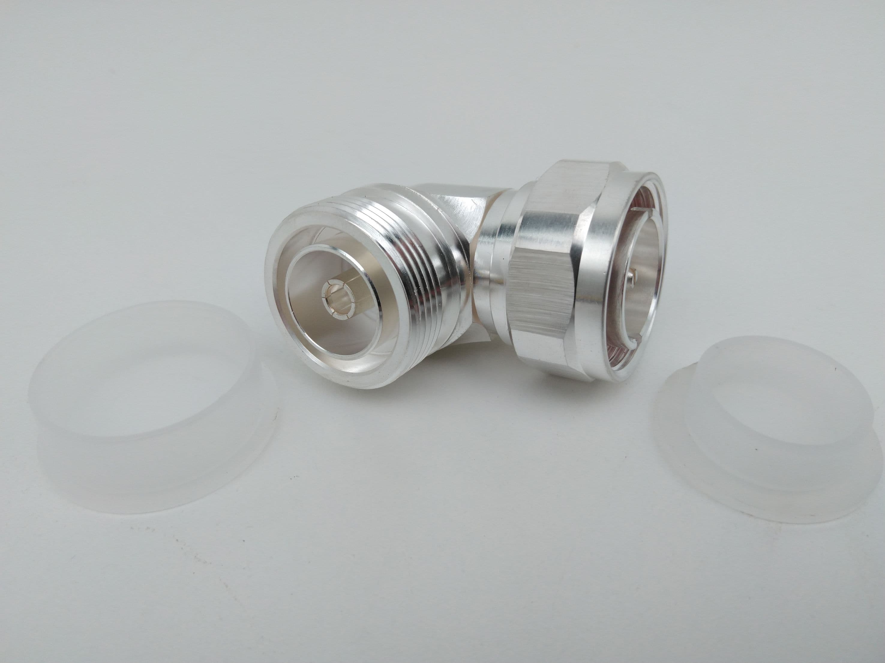 RF Industries RFD-1652-2 RF 90 Degree Elbow 7-16 Male/Female Connector