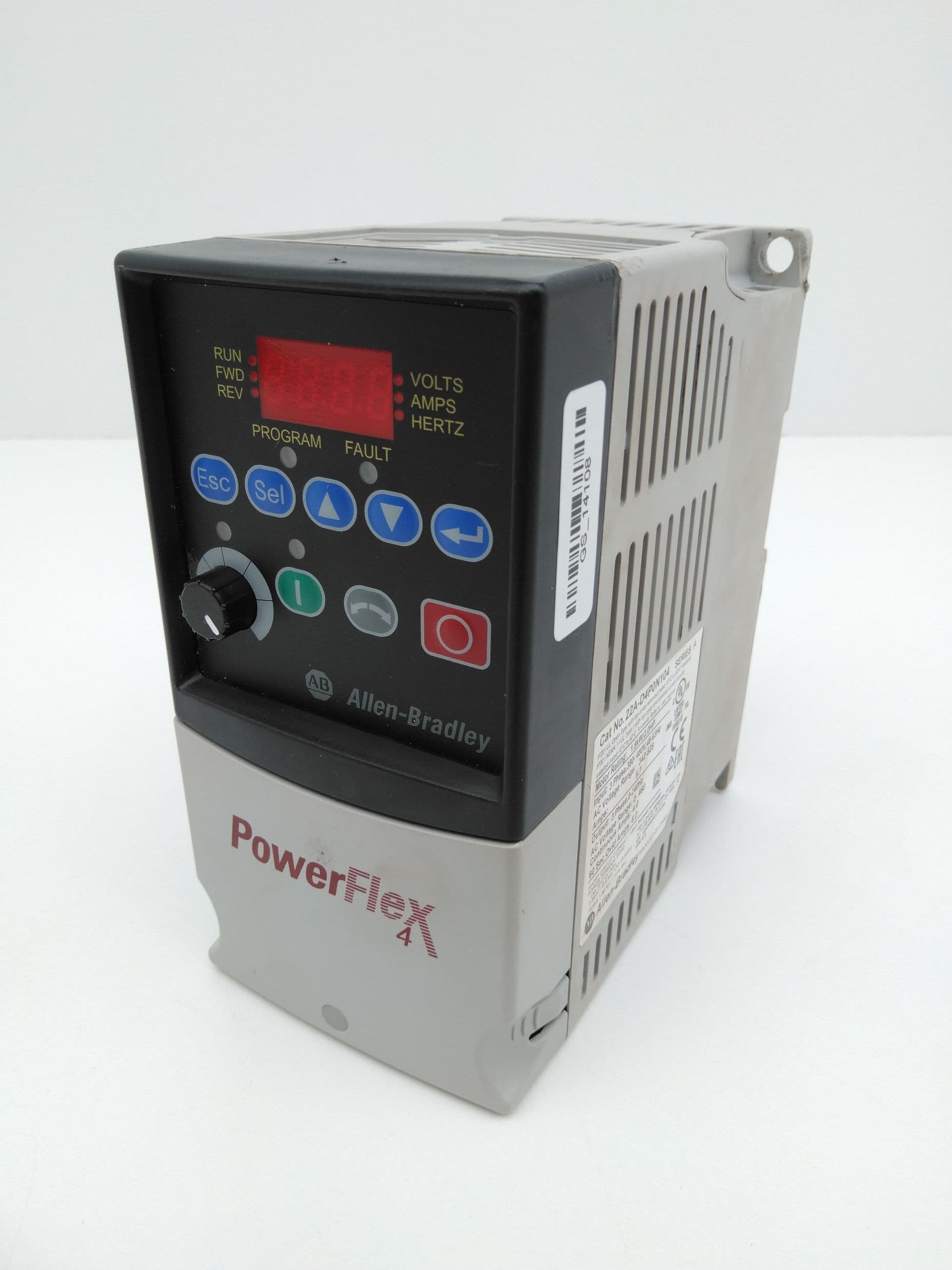 Allen-Bradley 22A-D4P0N104 SER A, PowerFlex Adjustable Frequency AC Drive