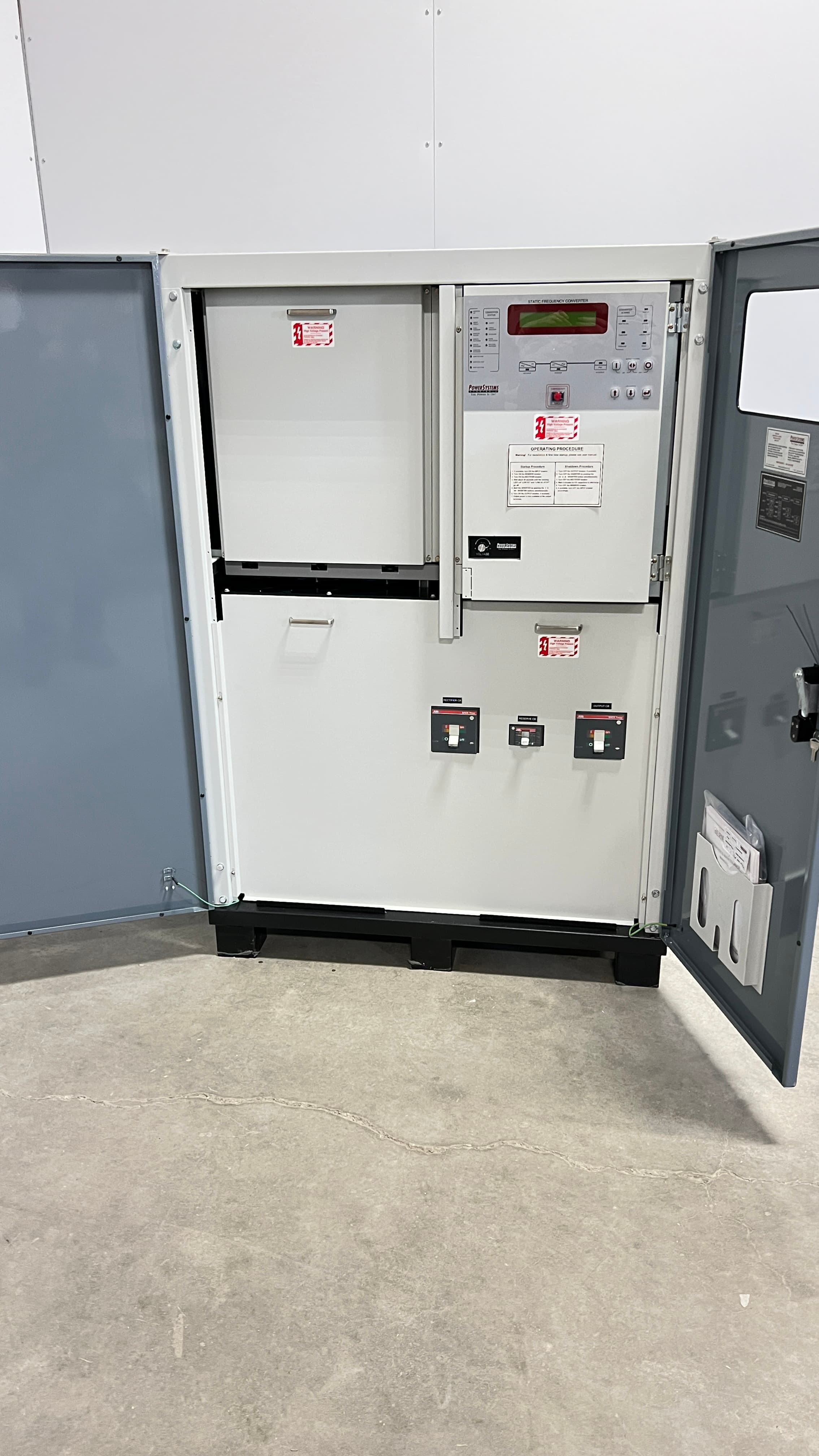 Power Systems and Controls PSC SFCS00125DRY Static Frequency Converter 100 KW