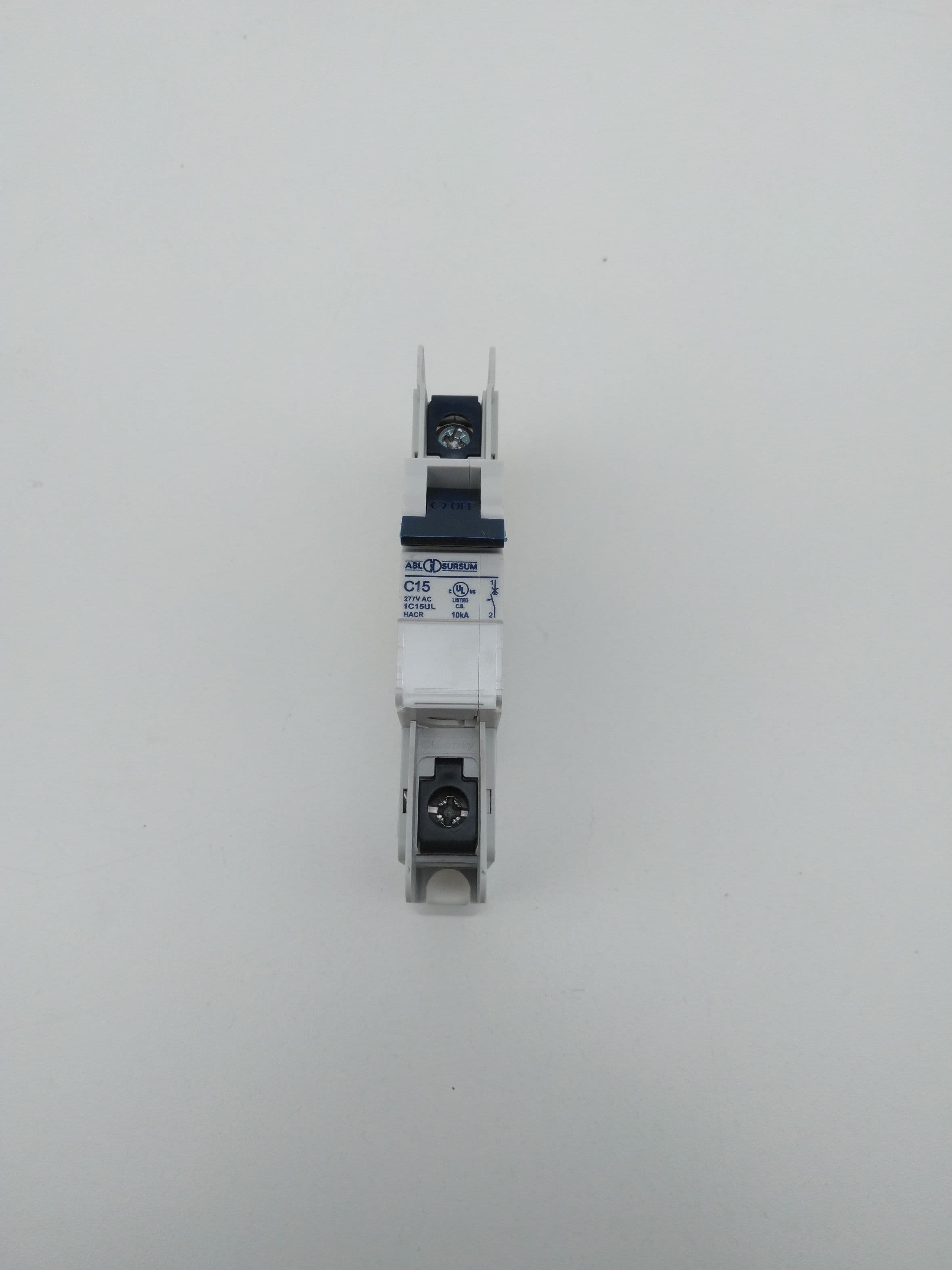 Altech Corp 1C15UL Molded Case Circuit Breaker, 15A, 1P, 277VAC, UL489
