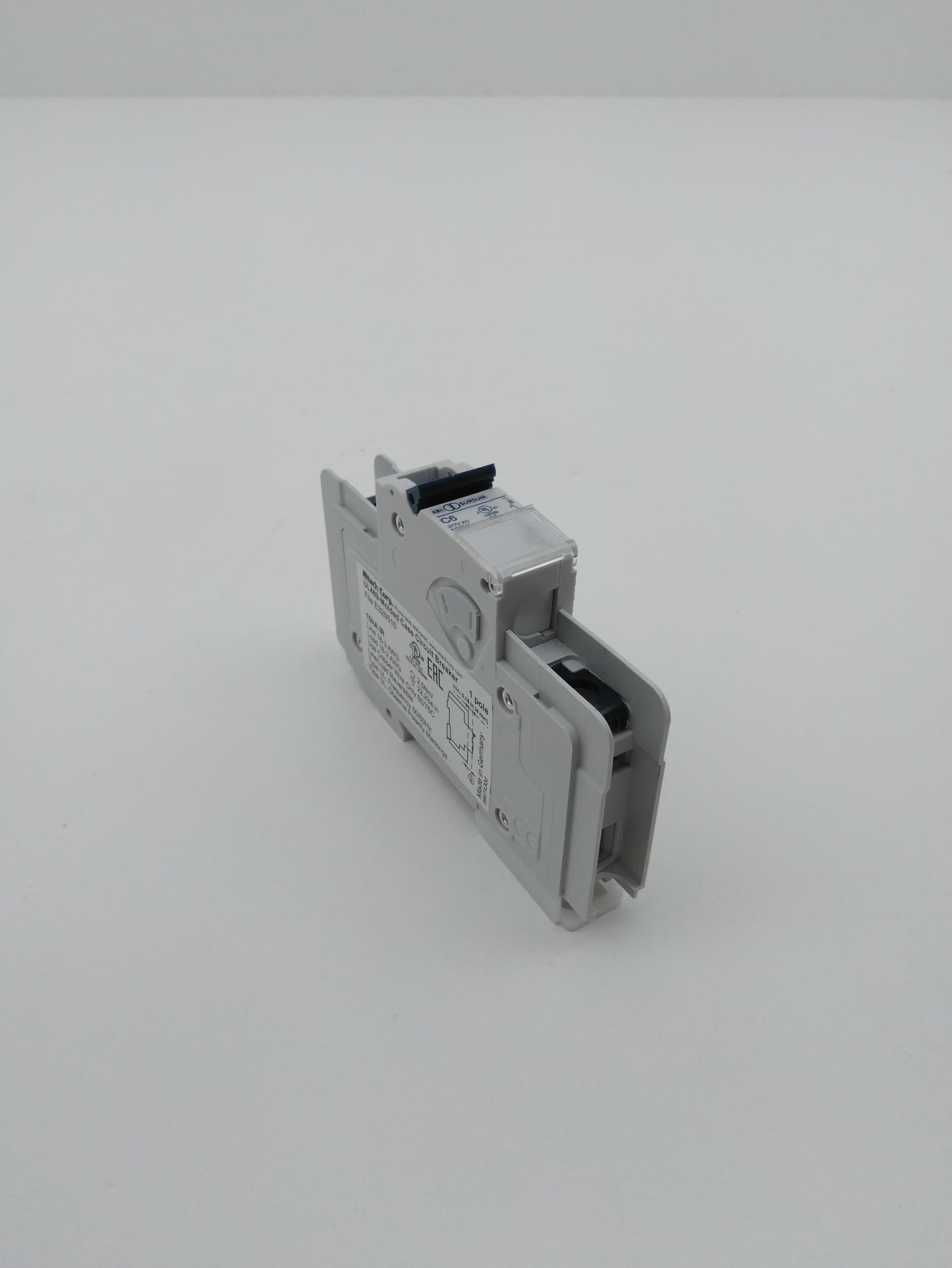 Altech Corp 1C6UL Molded Case Circuit Breaker, 6A, 1P, 277VAC, UL489