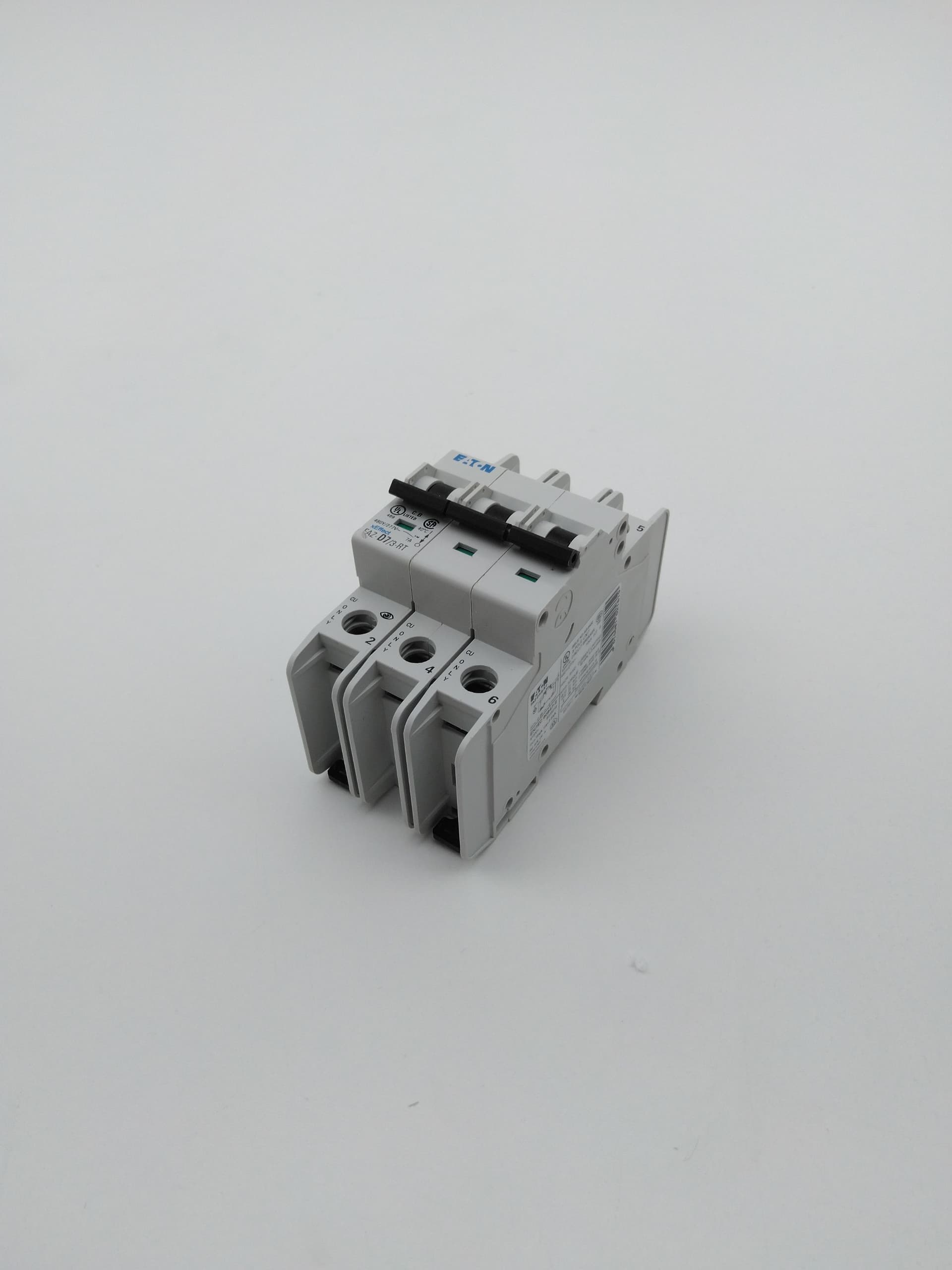 Eaton FAZ-D7/3-RT Circuit Breaker, 7 Amp, 3 Pole, 480Y/277V