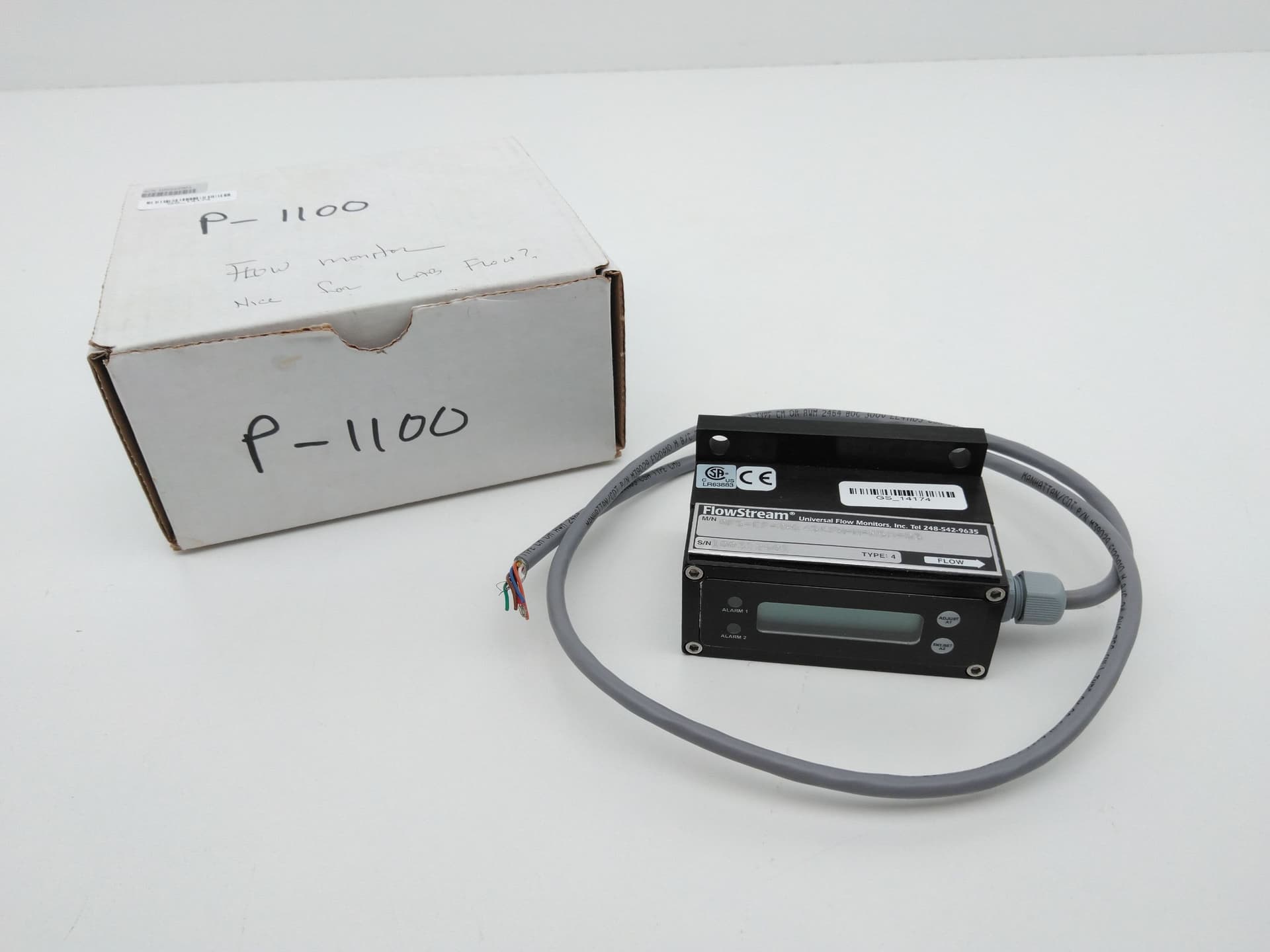 Universal Flow Monitors OFS-EF-2R14SCFH-N-X5B-D3 Flow meter, 14 SCFH Argon