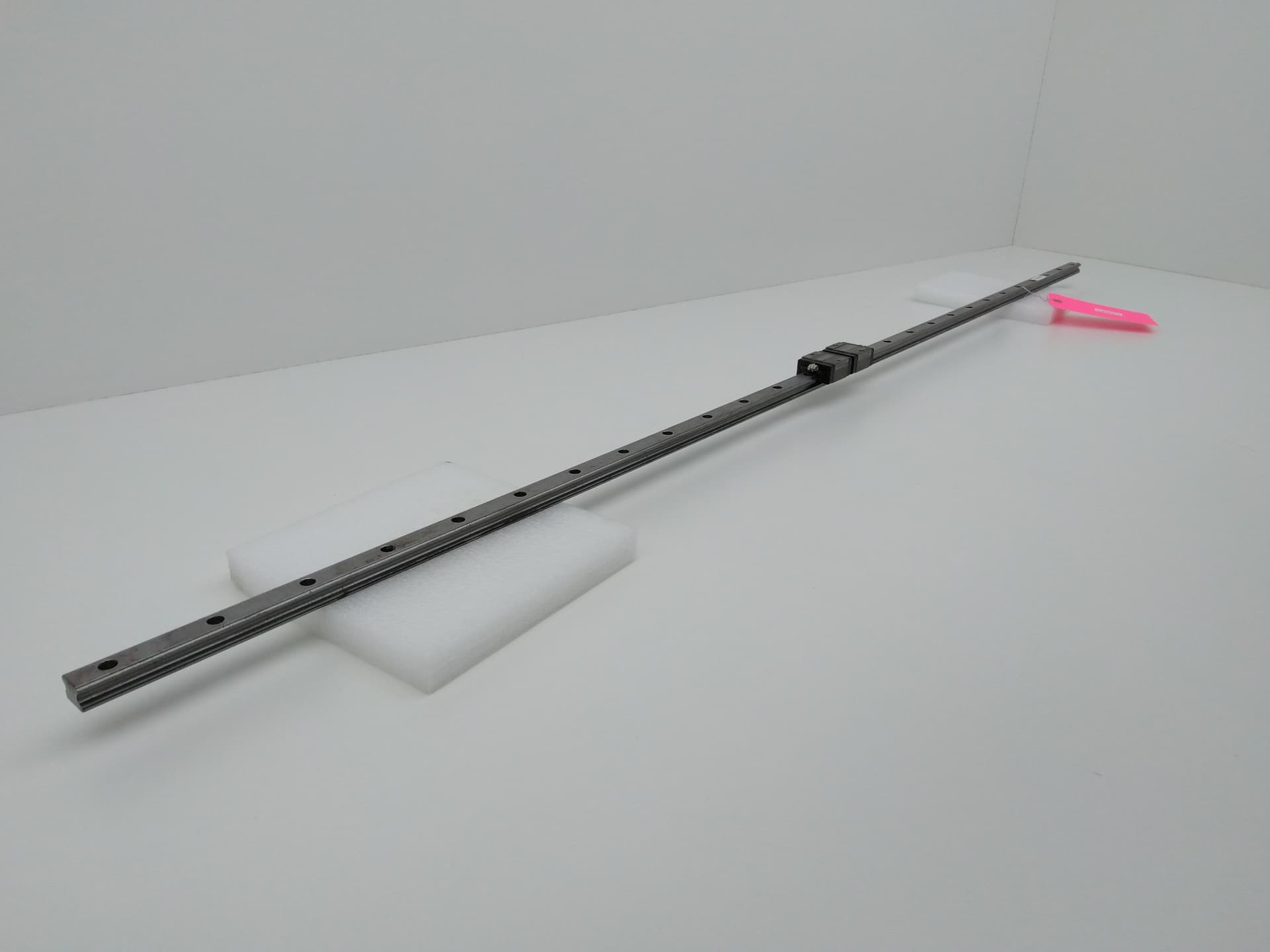 NB SGL 20F Linear Bearings and 63" Guide Rail