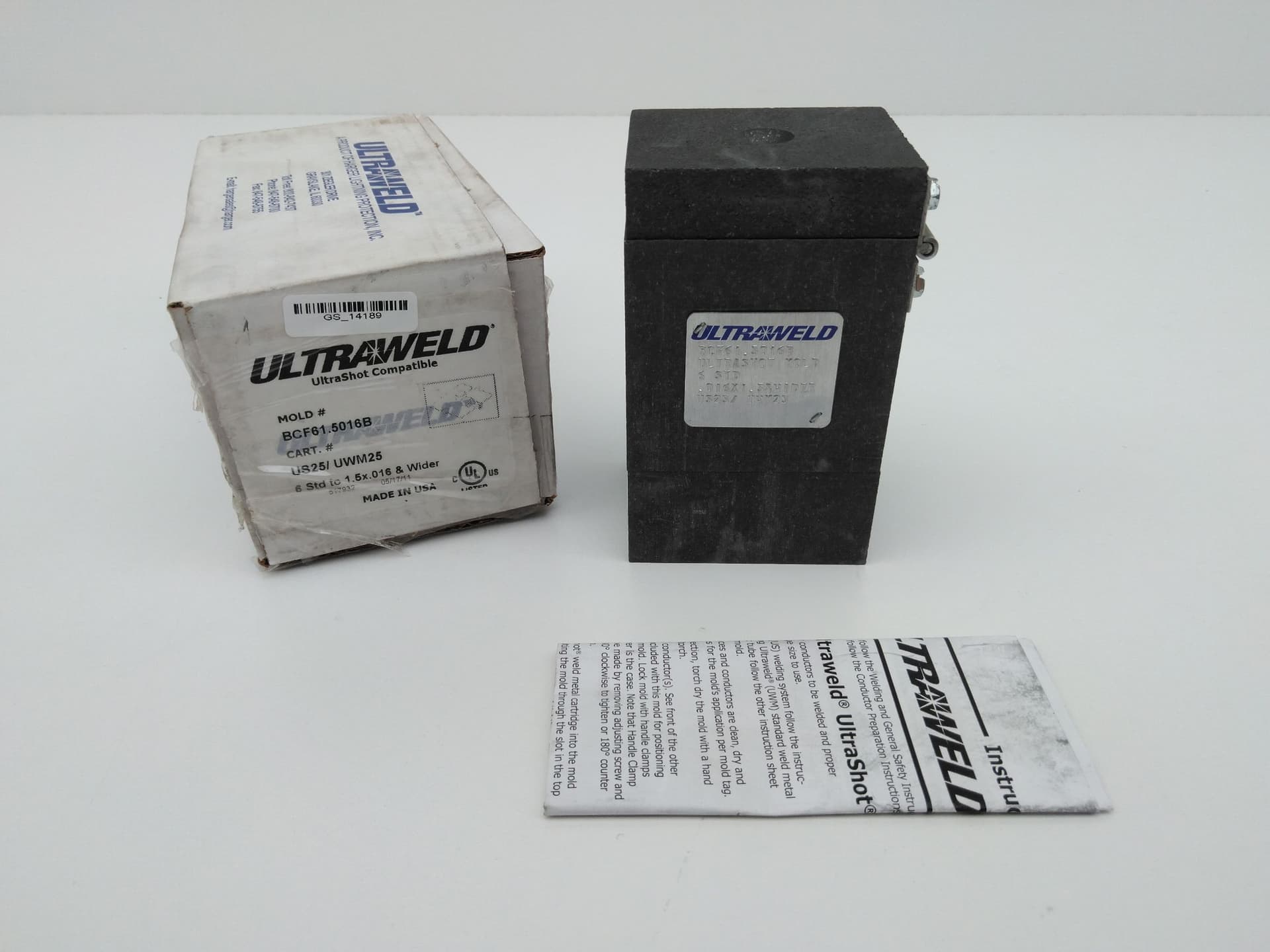 Hager Lightning Protection Ultraweld BCF61.5016B Exothermic Mold