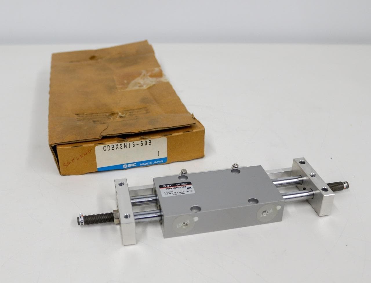 SMC CDBX2N15-50B , Double Rod, CX2 Guided Cylinder