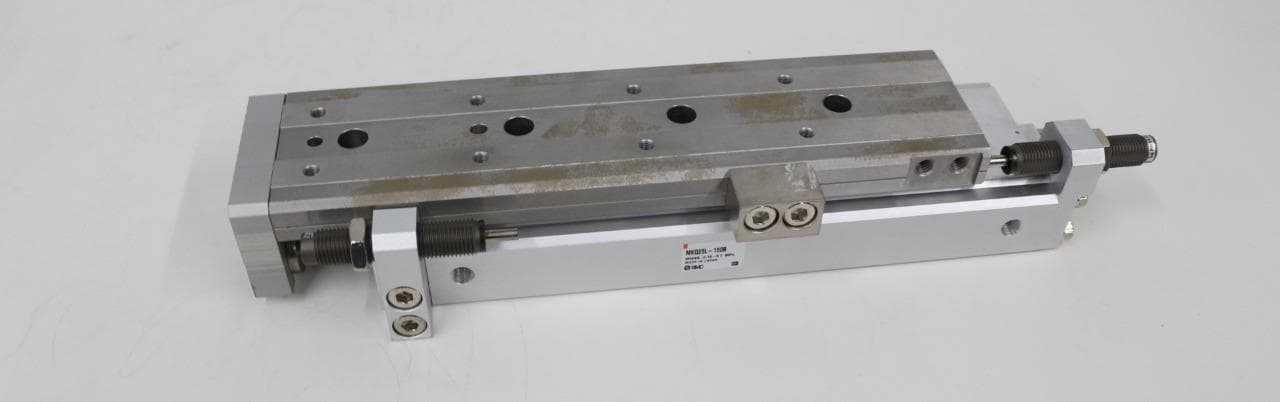 SMC MXQ25L-150B , MXQ, Slide Table, Shock Absorb, Guided Cylinder Actuator