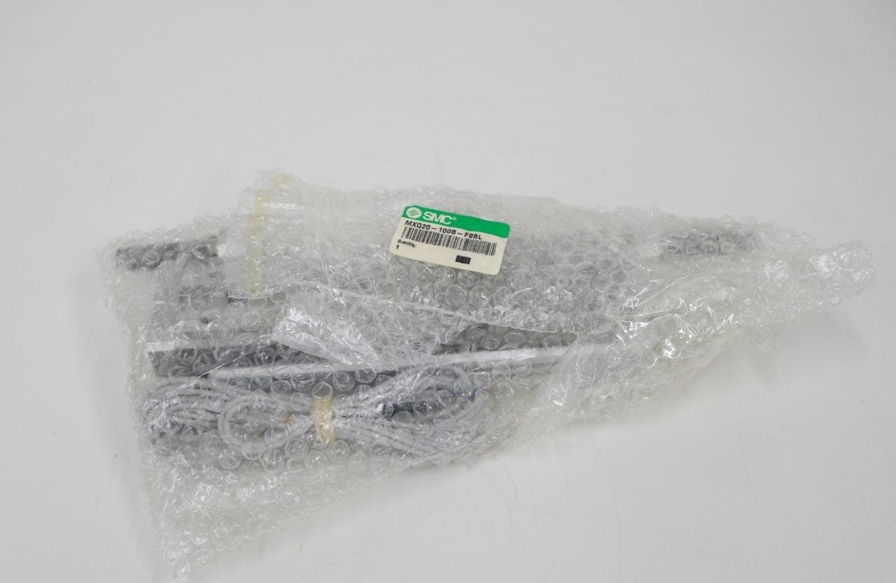 SMC MXQ20-100B-F9BL , Shock Absorb, Slide Table, MXQ Guided Cylinder Actuator
