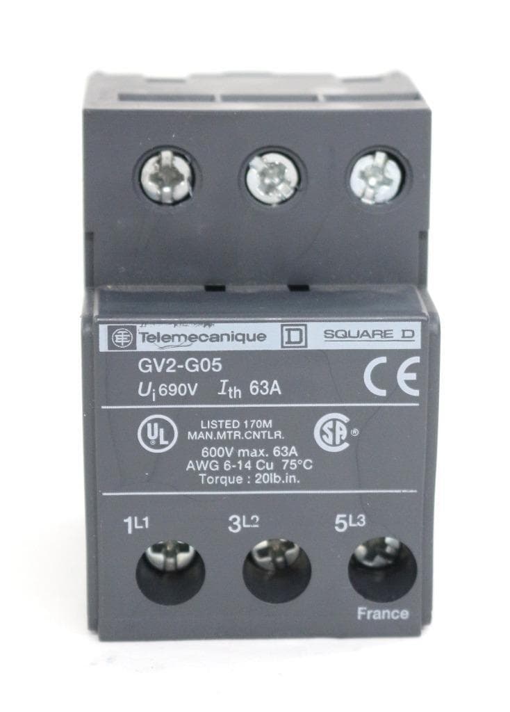 Telemecanique GV2G05 Square D GV2-G05 Terminal Block