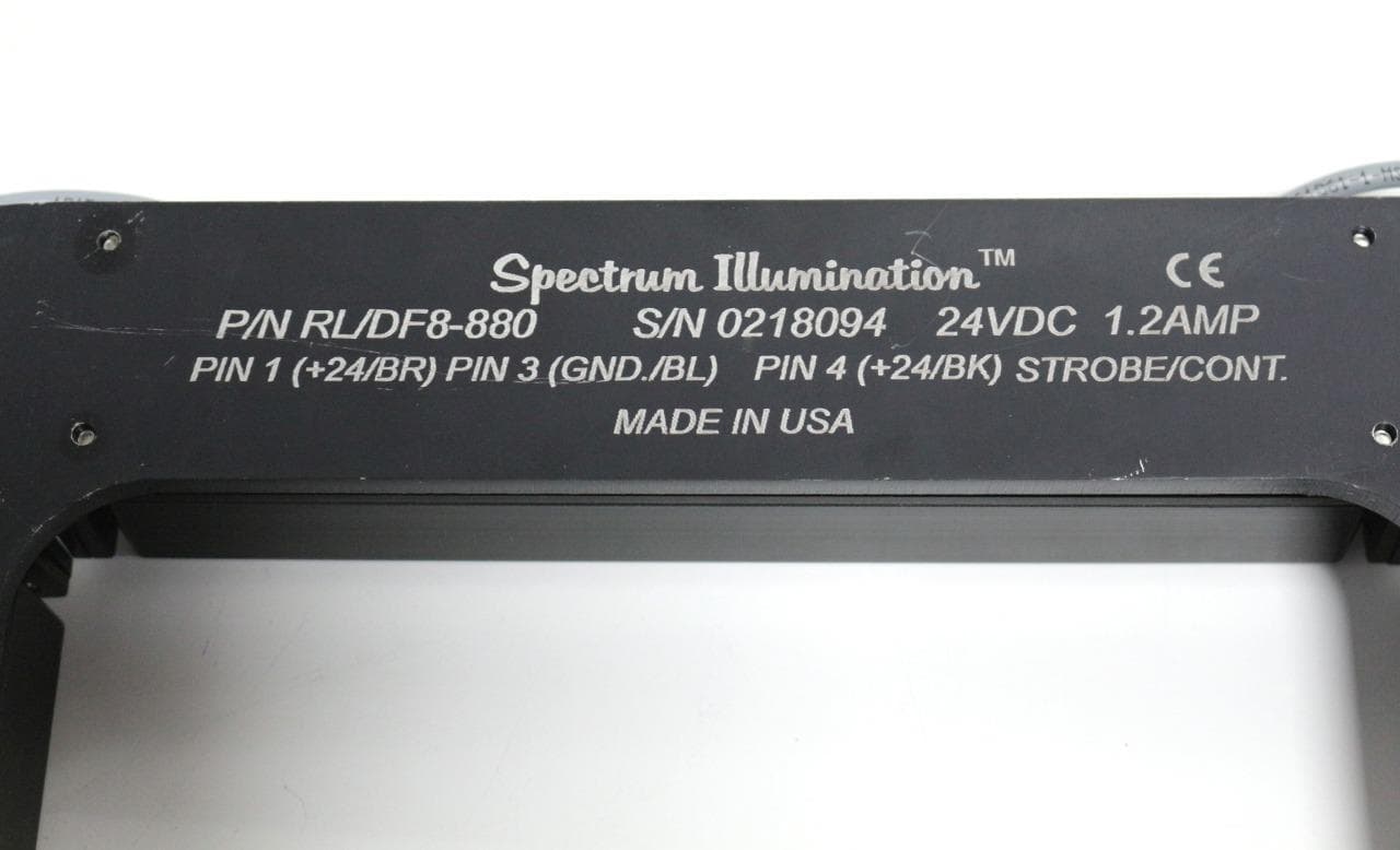 Spectrum Illumination RL/DF8-880 8 x 8 Adjustable Dark Field Infrared Ring Light